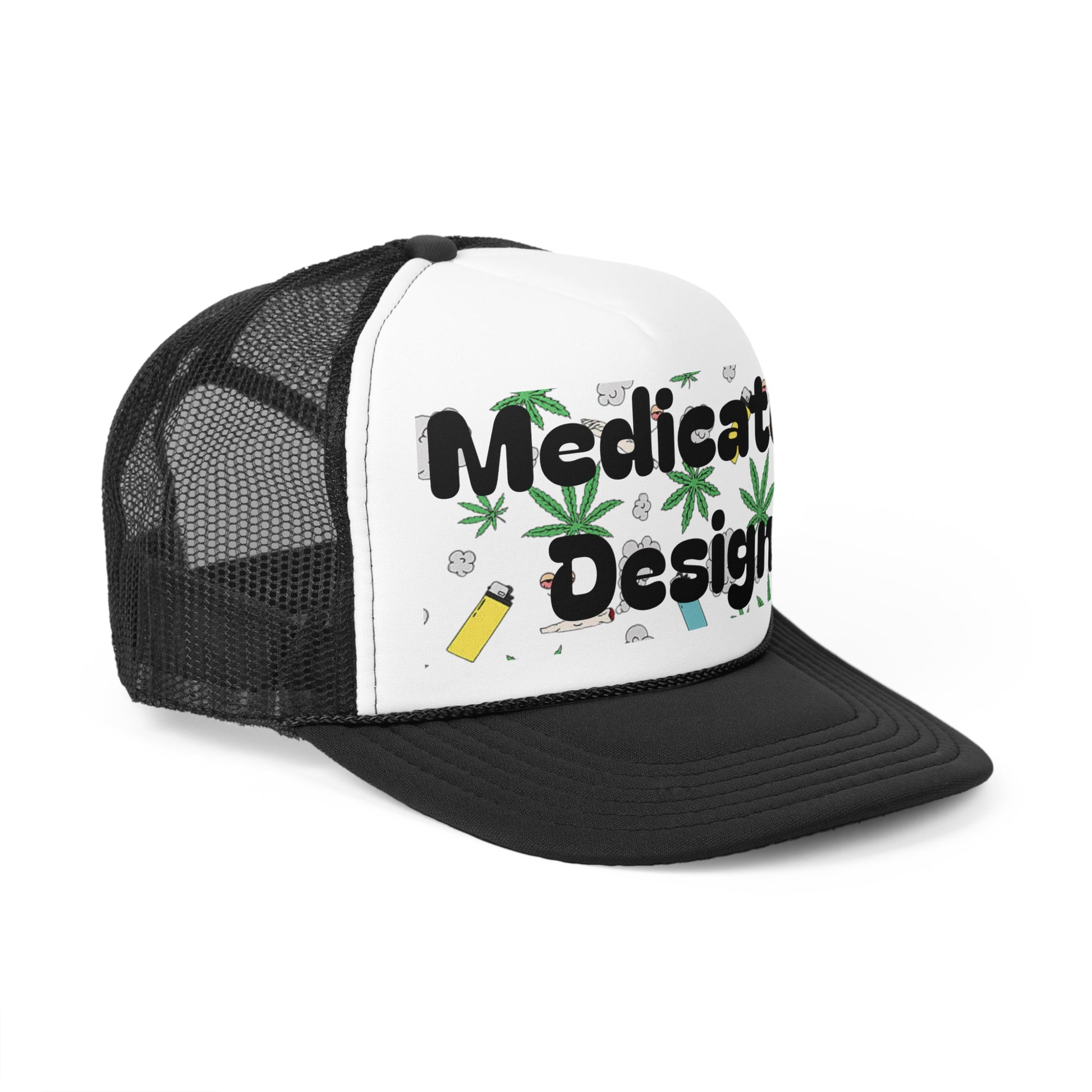 Medicated Design Trucker Cap