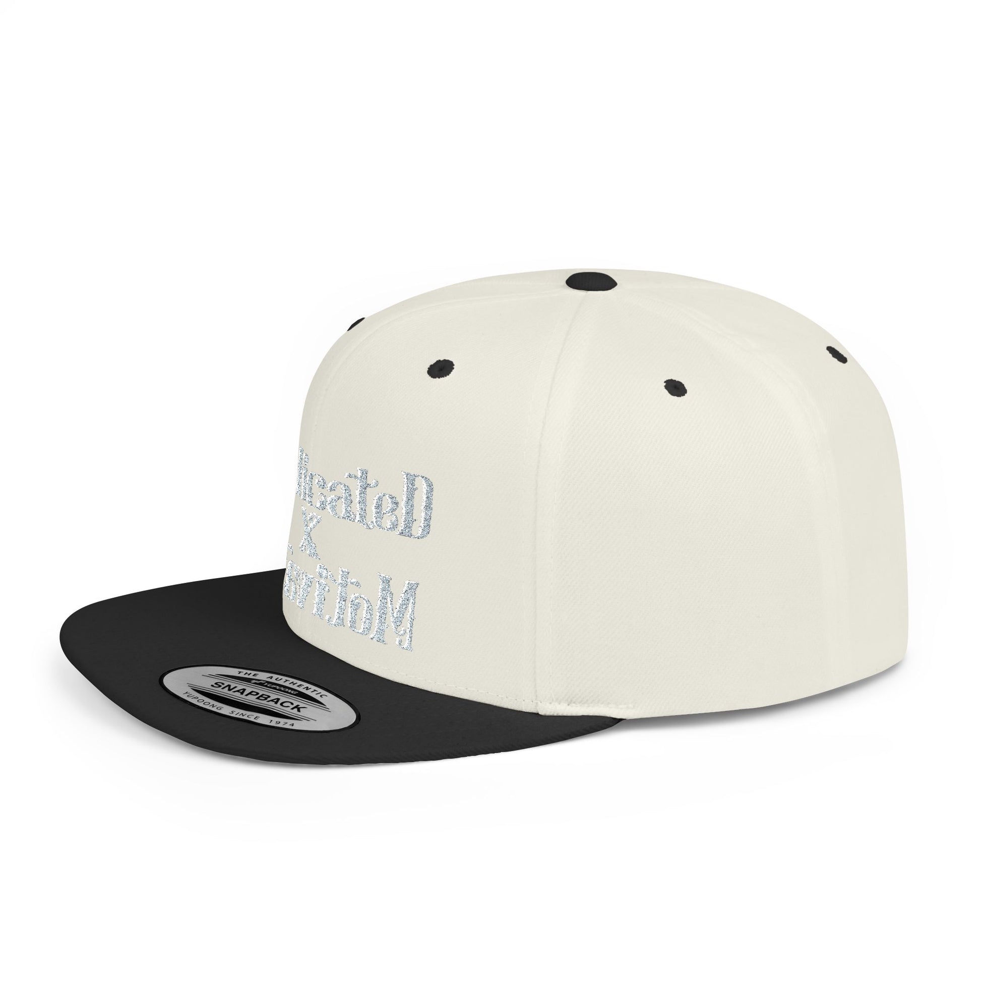 Medicated x Motivated Flat Bill Snapback Hat