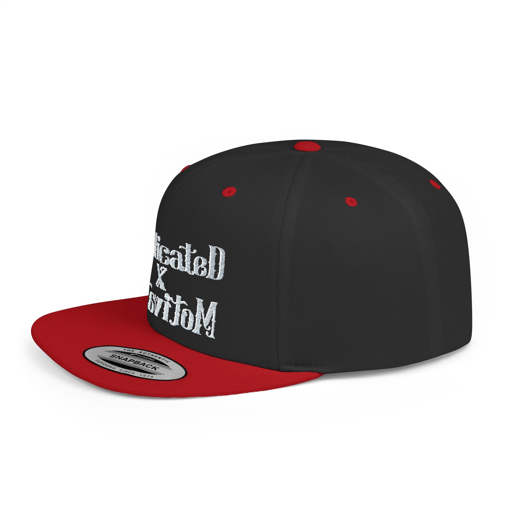 Medicated x Motivated Flat Bill Snapback Hat