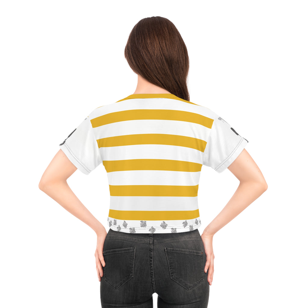 Women Top Notch Dripp Crop T