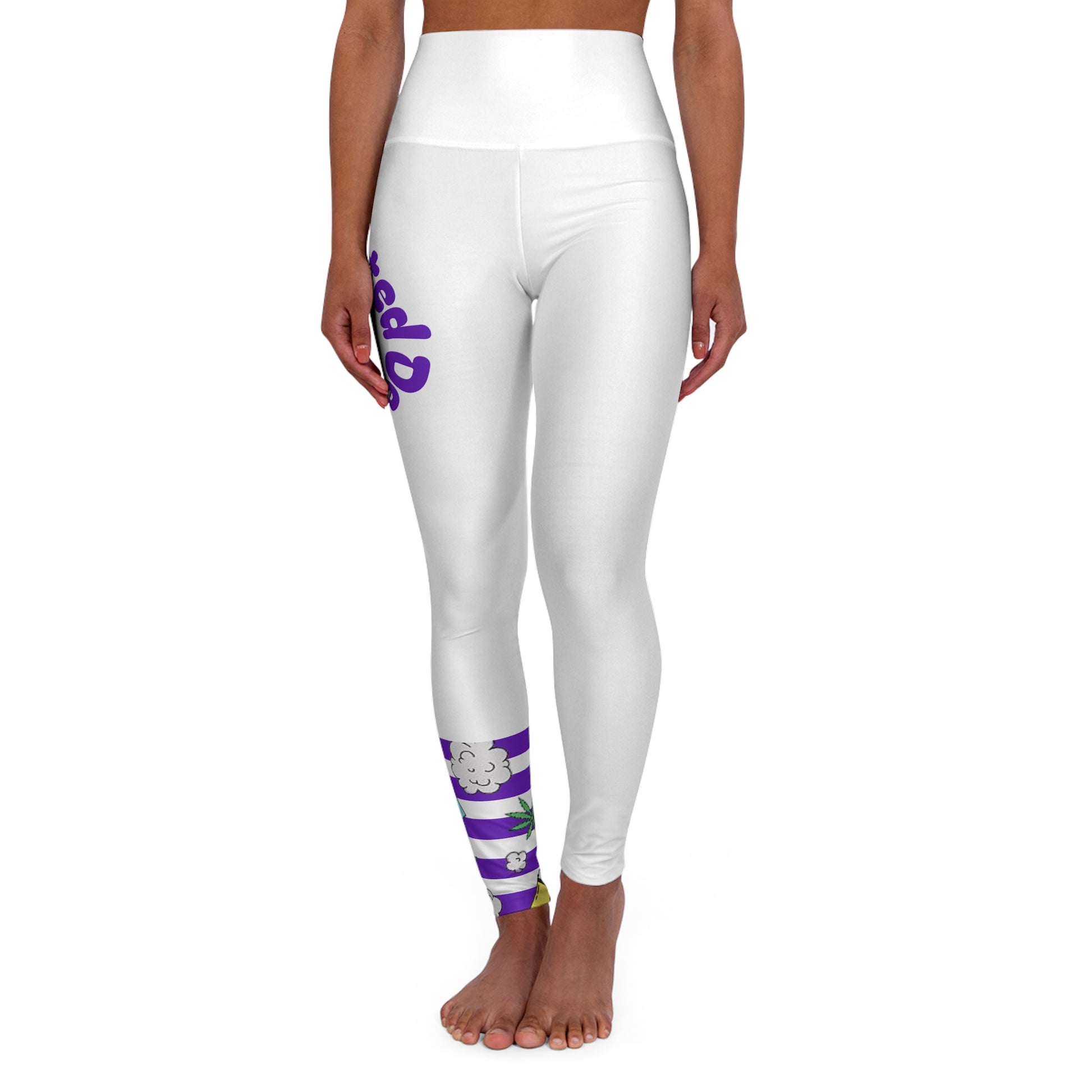 Women Medicated Design High Waisted Yoga Leggings