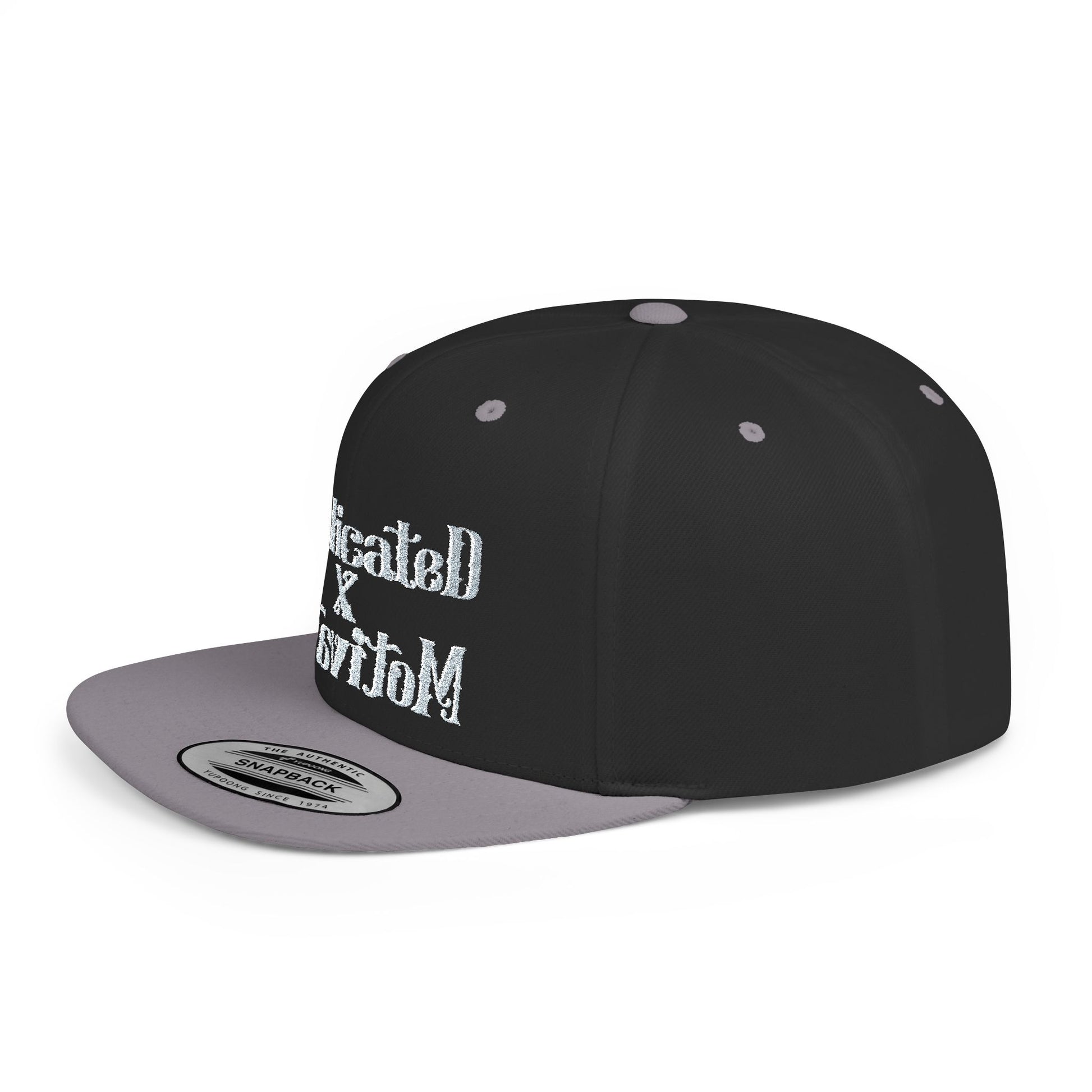 Medicated x Motivated Flat Bill Snapback Hat