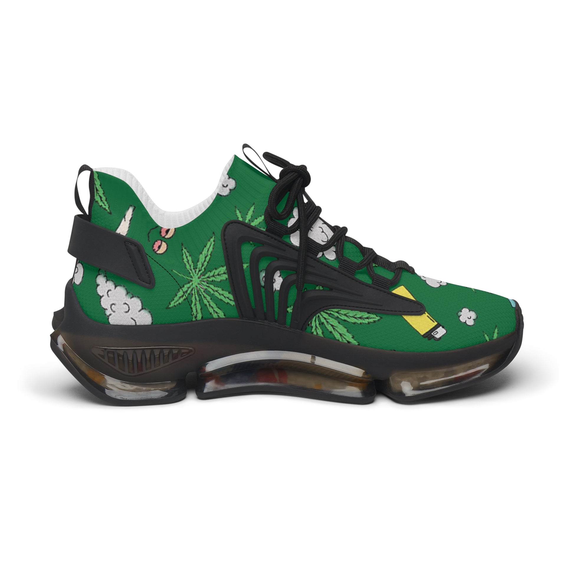 Women Medicated Design Mesh Sneakers