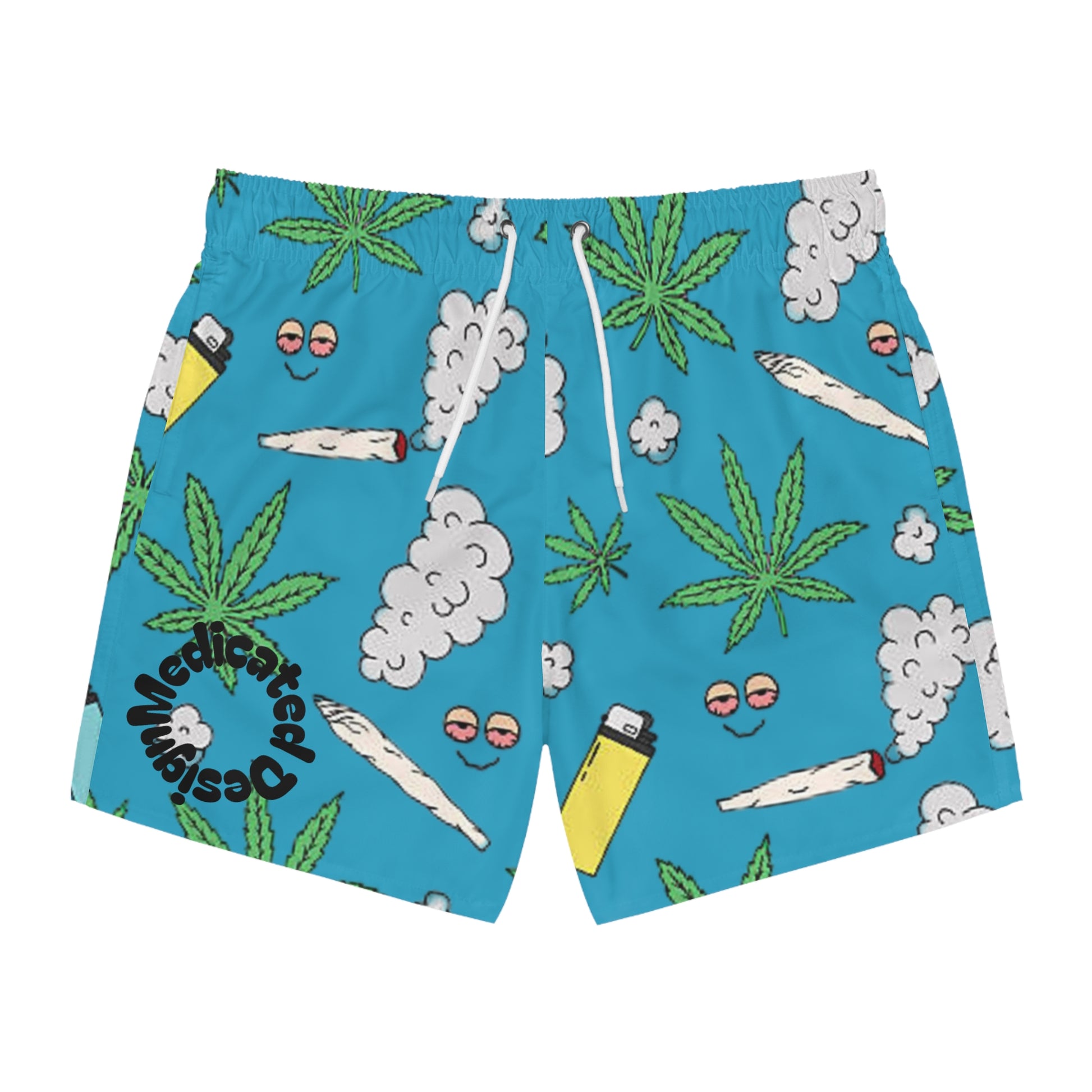 Medicated Design Swim Trunks