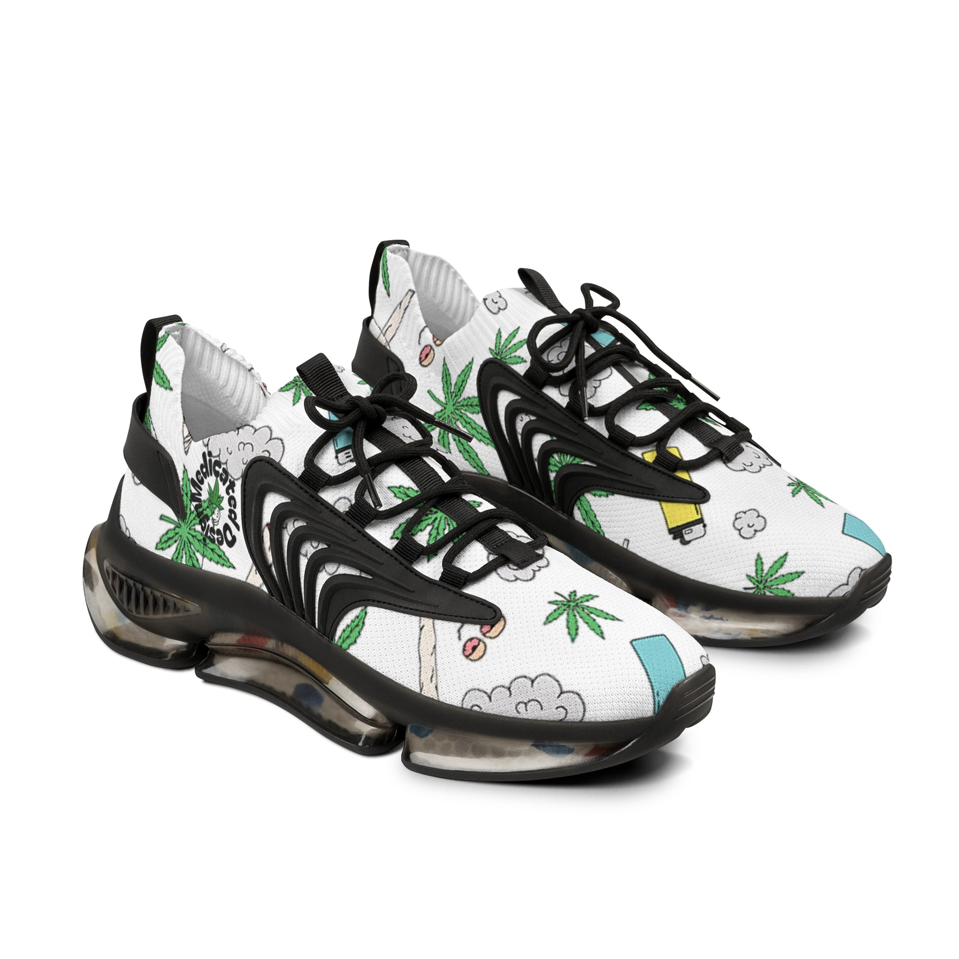 Medicated Design Mesh Sneakers