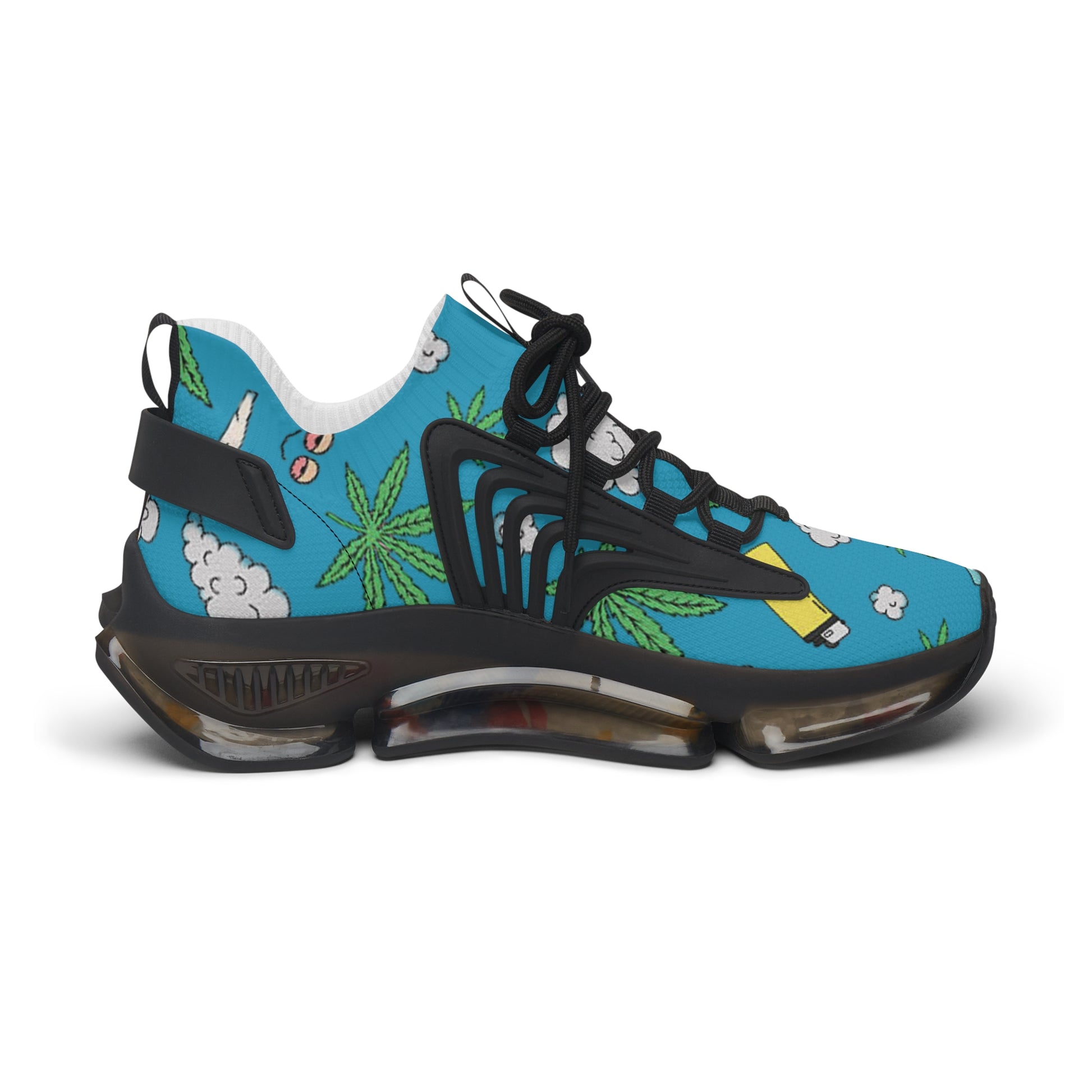 Women Medicated Design Mesh Sneakers