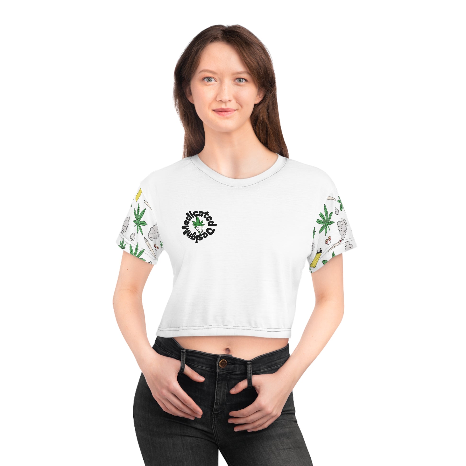 Medicated Design Crop T