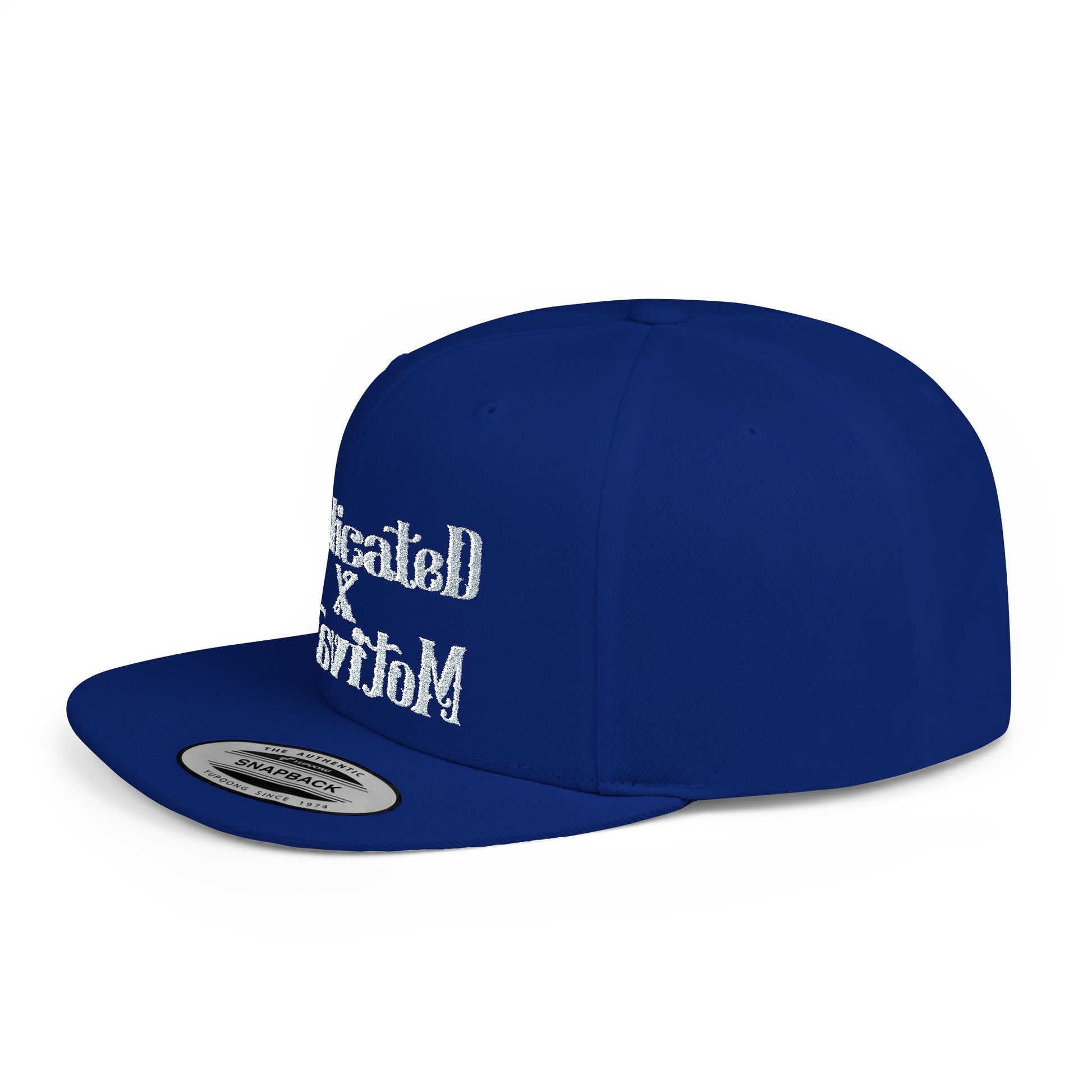 Medicated x Motivated Flat Bill Snapback Hat