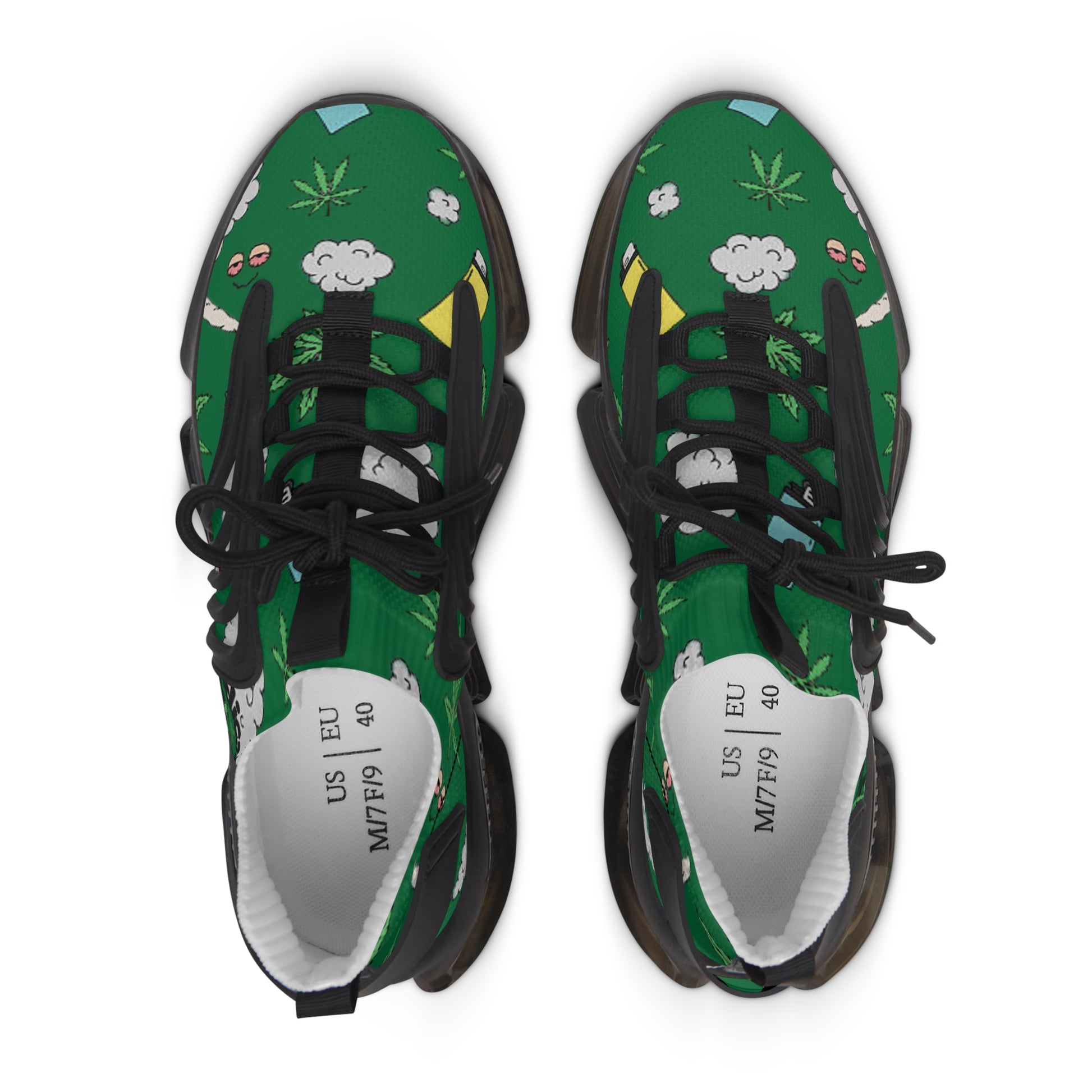 Women Medicated Design Mesh Sneakers