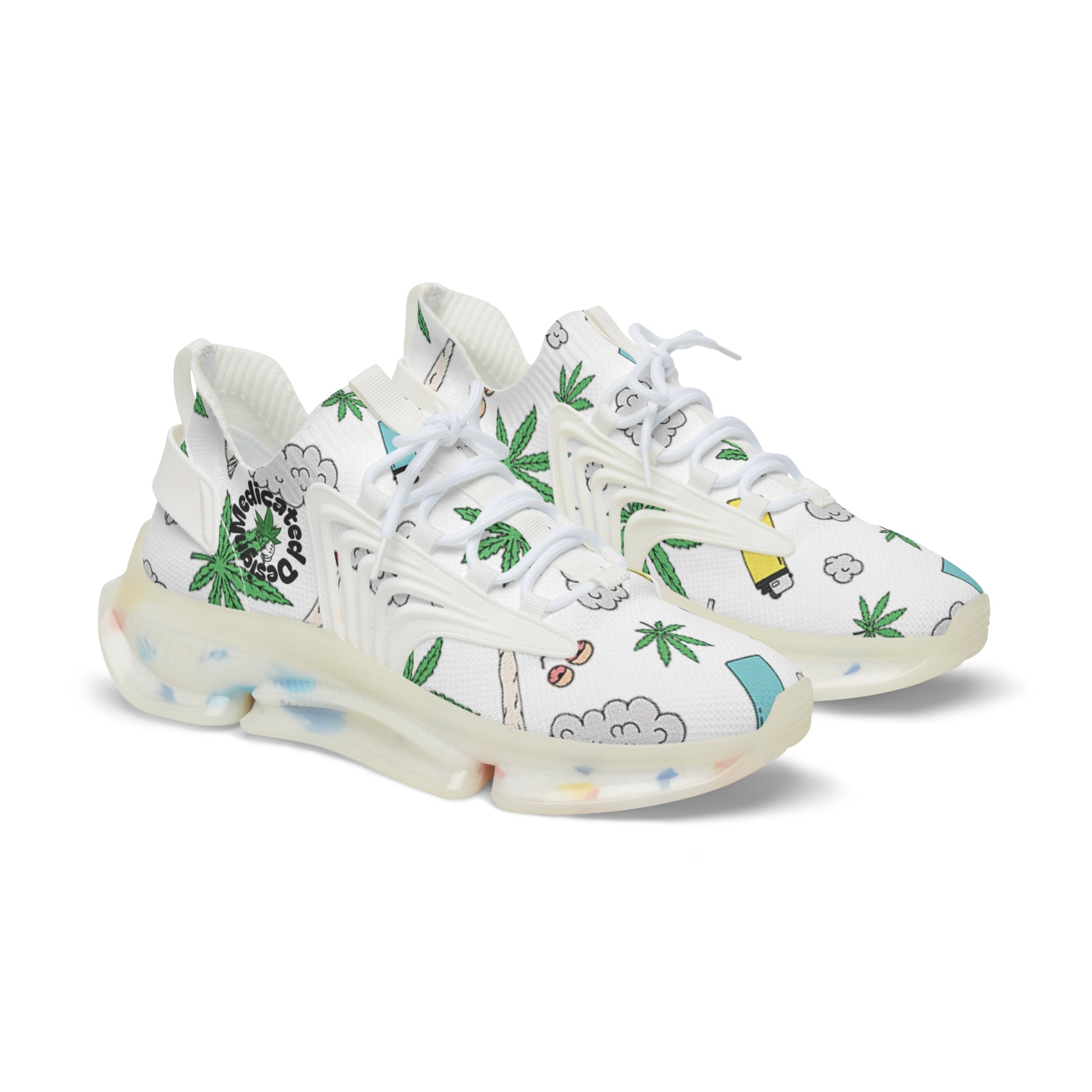 Medicated Design Mesh Sneakers