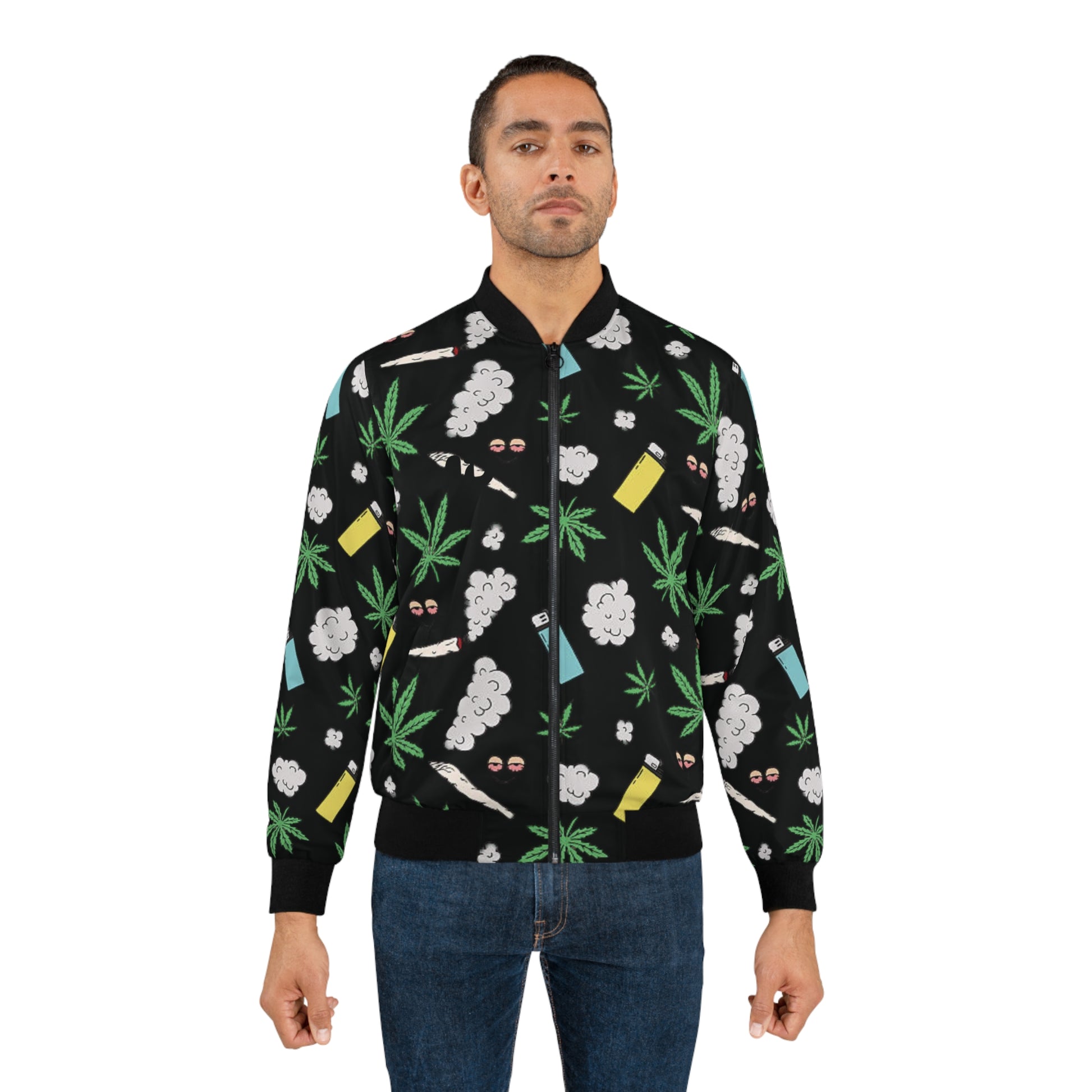 Medicated Design Bomber Jacket
