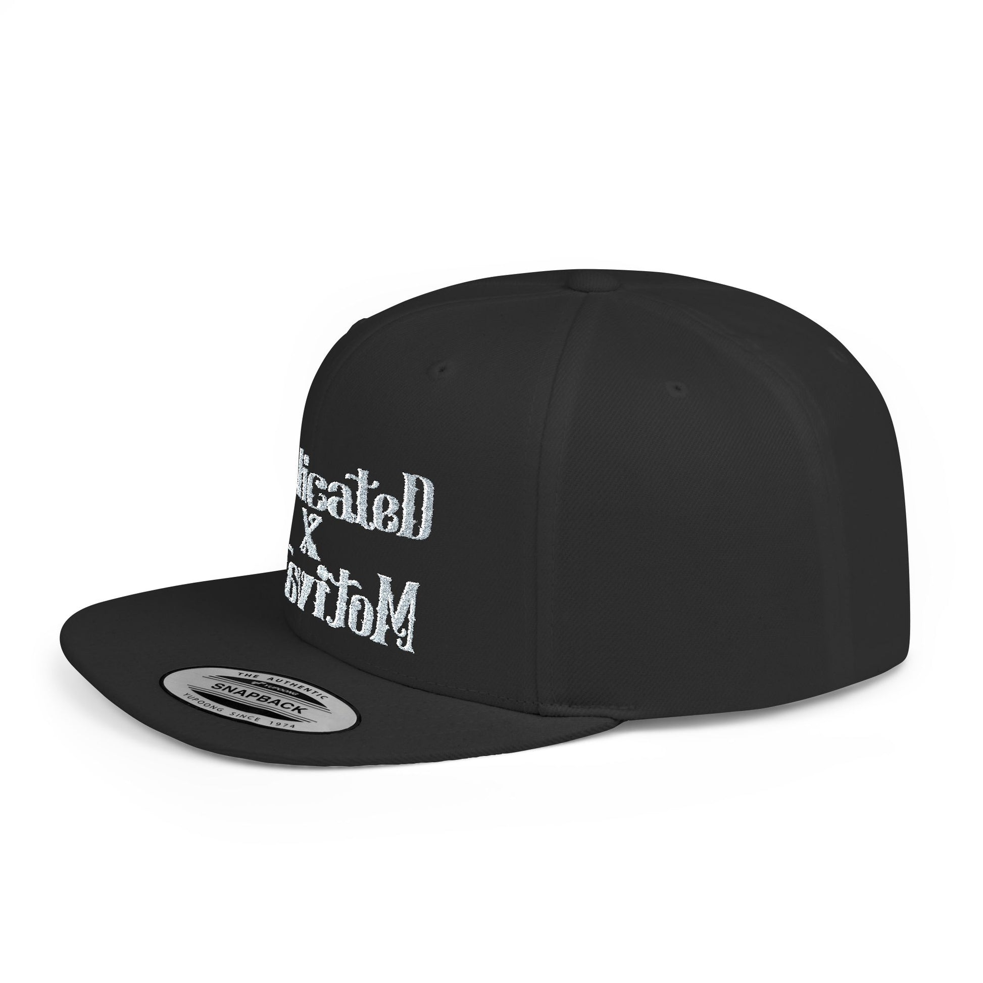Medicated x Motivated Flat Bill Snapback Hat
