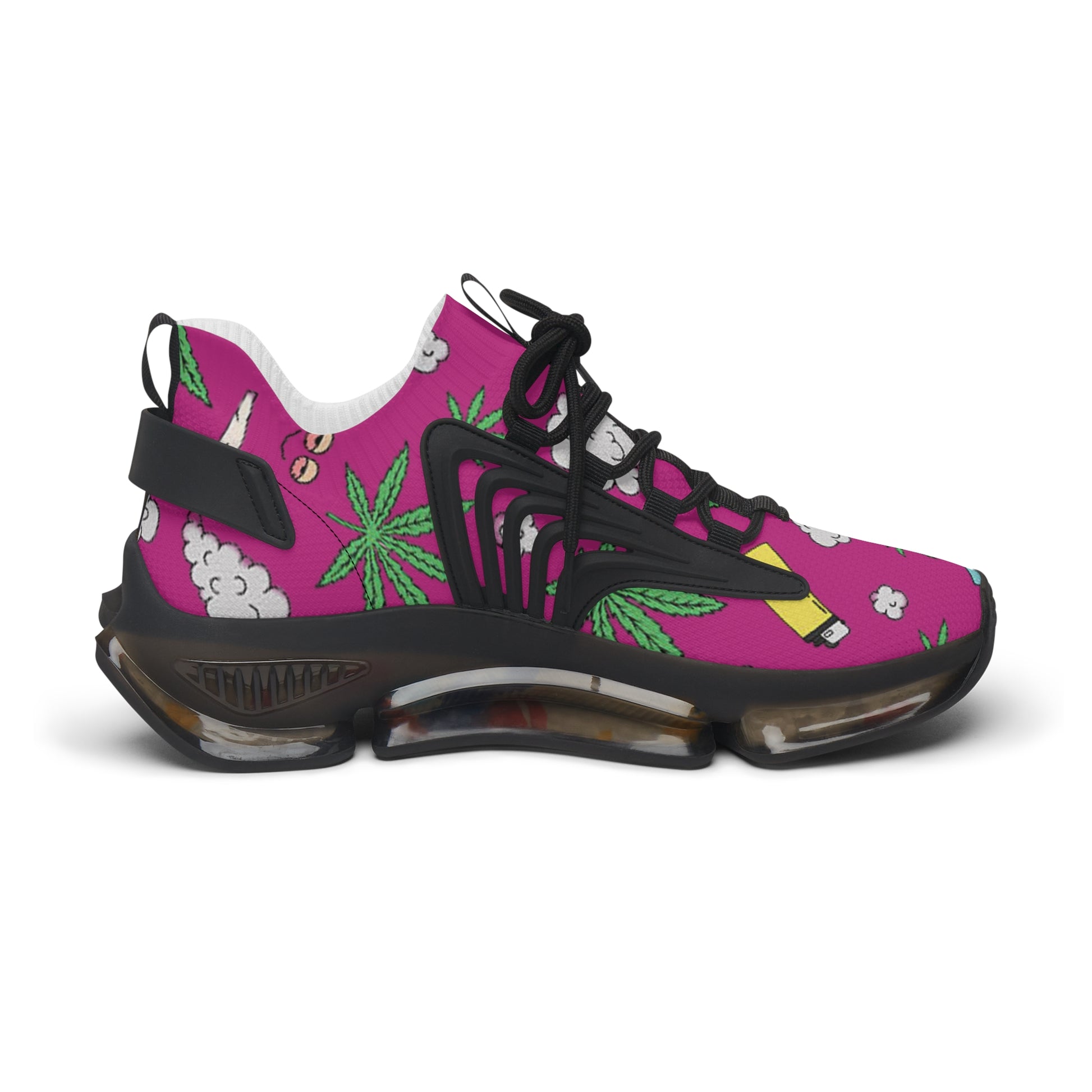 Women Medicated Design Mesh Sneakers