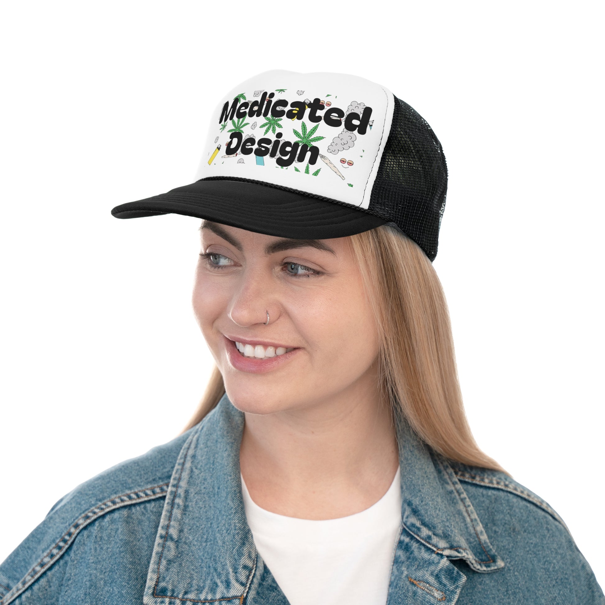 Medicated Design Trucker Cap
