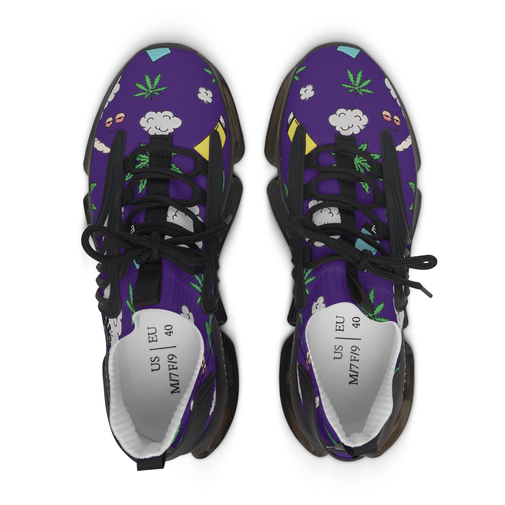 Women Medicated Design Mesh Sneakers