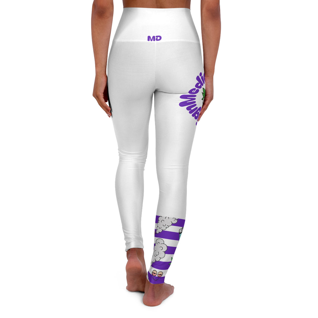 Women Medicated Design High Waisted Yoga Leggings