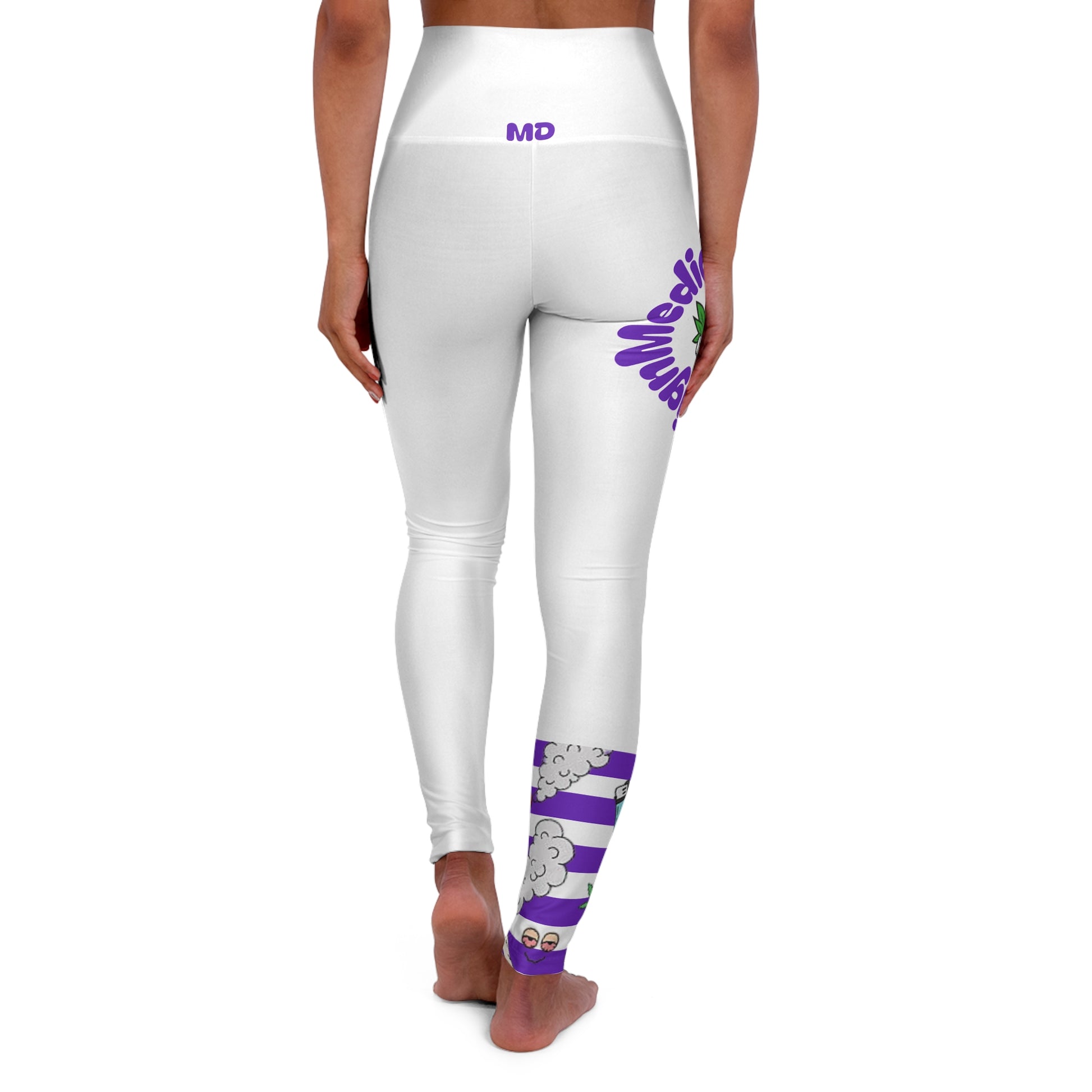 Women Medicated Design High Waisted Yoga Leggings
