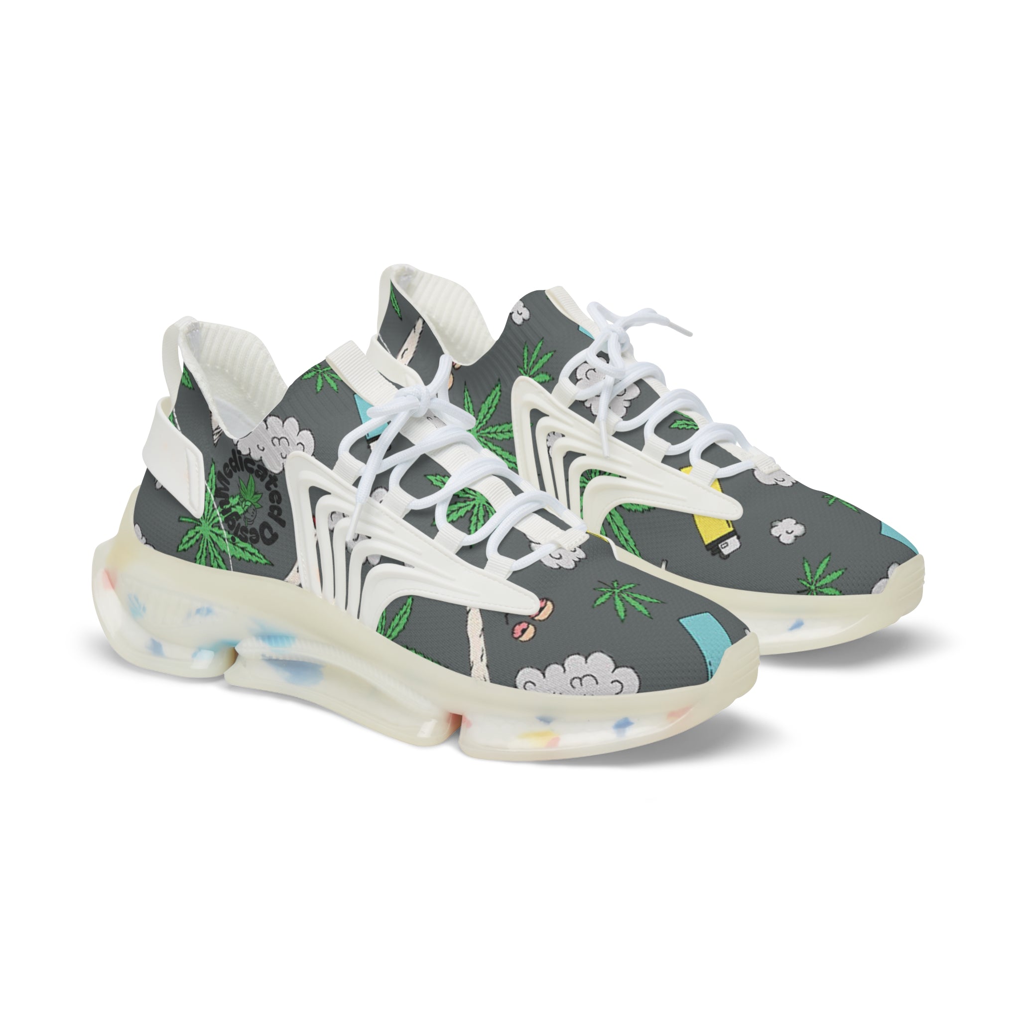 Medicated Design Mesh Sneakers