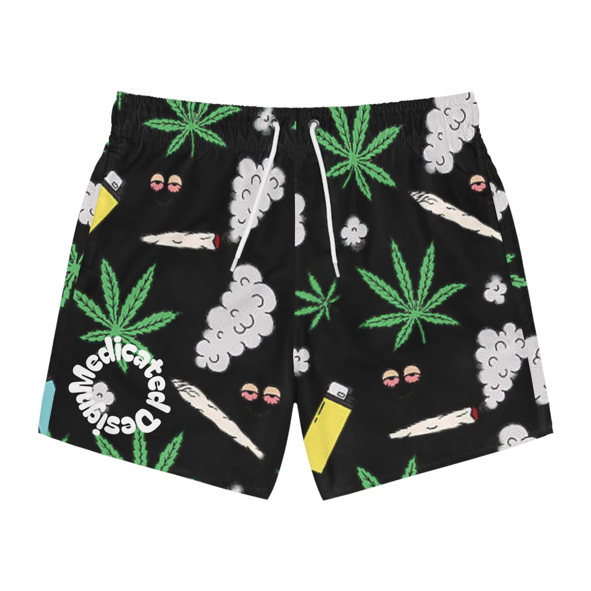 Medicated Design Swim Trunks