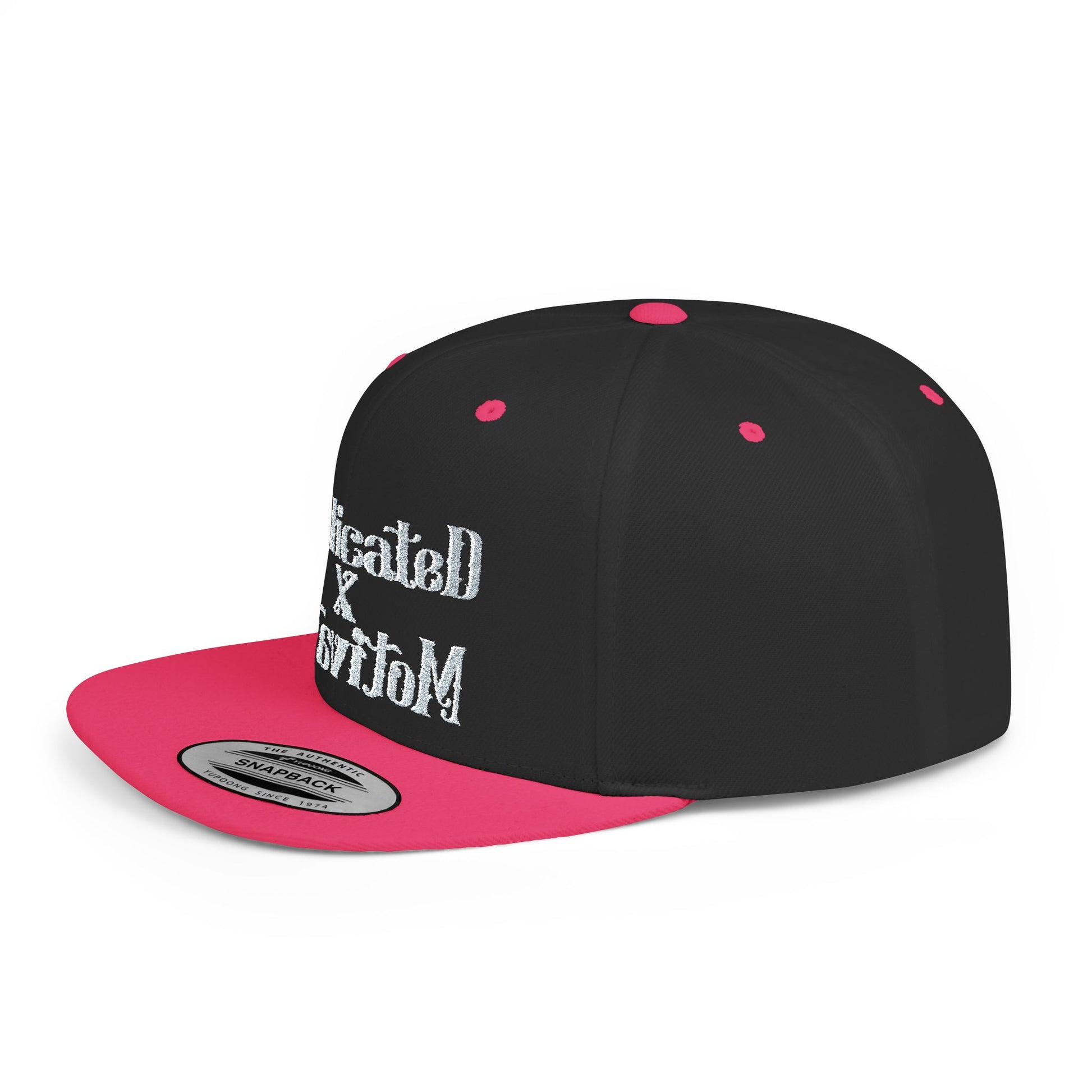 Medicated x Motivated Flat Bill Snapback Hat