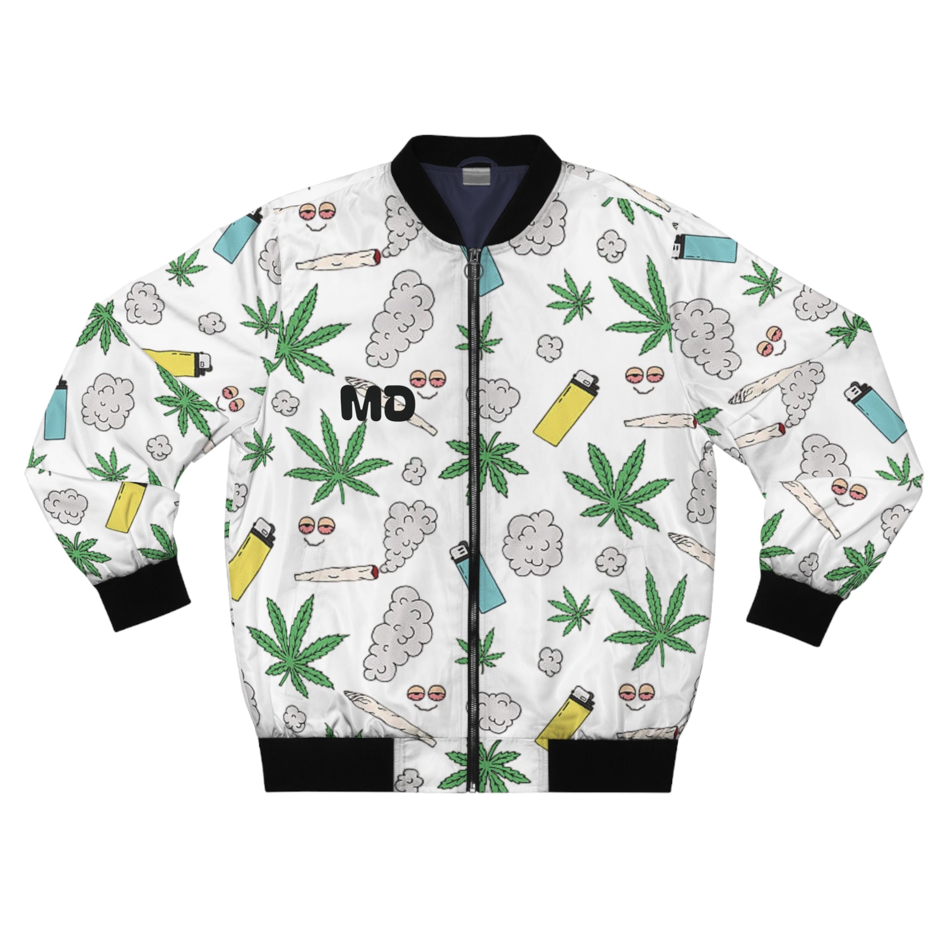 Medicated Design Bomber Jacket