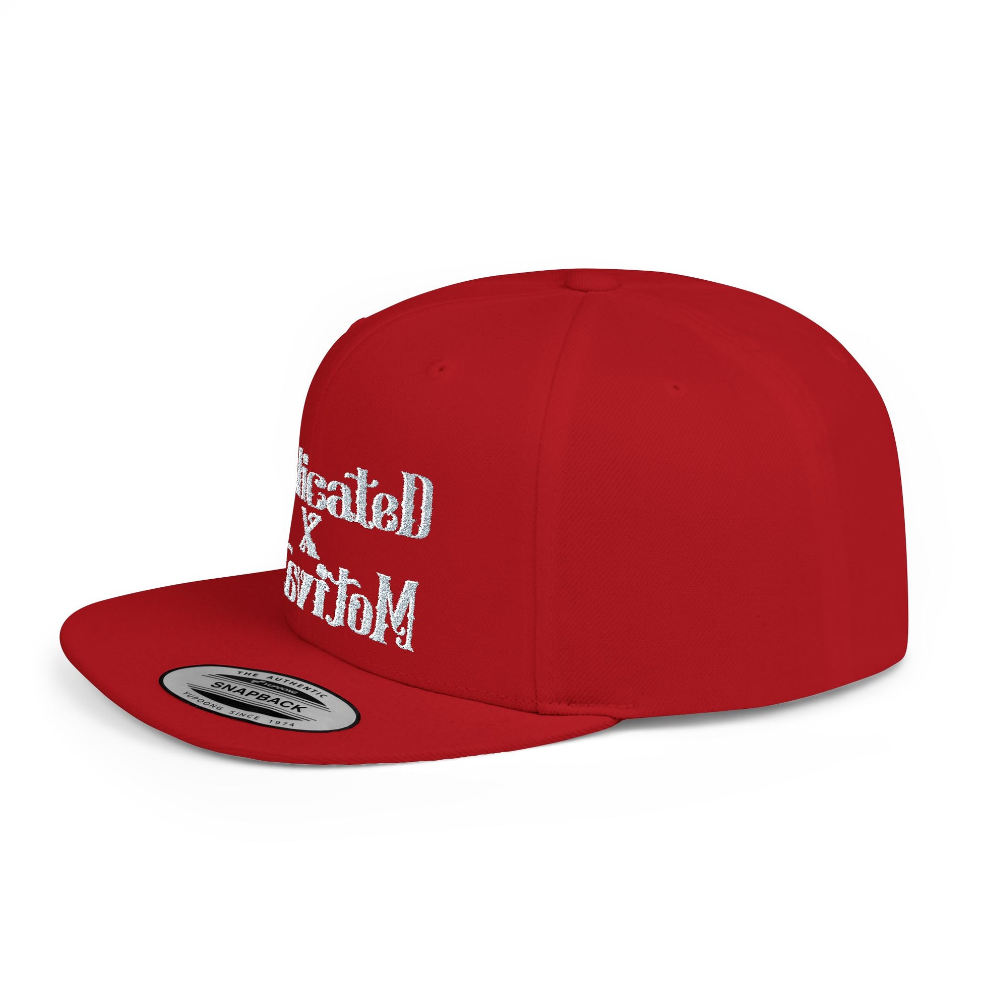 Medicated x Motivated Flat Bill Snapback Hat