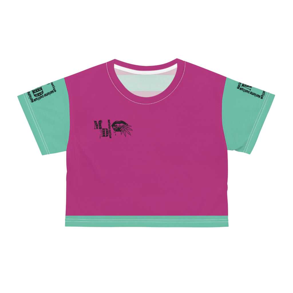 Medicated Design Crop T