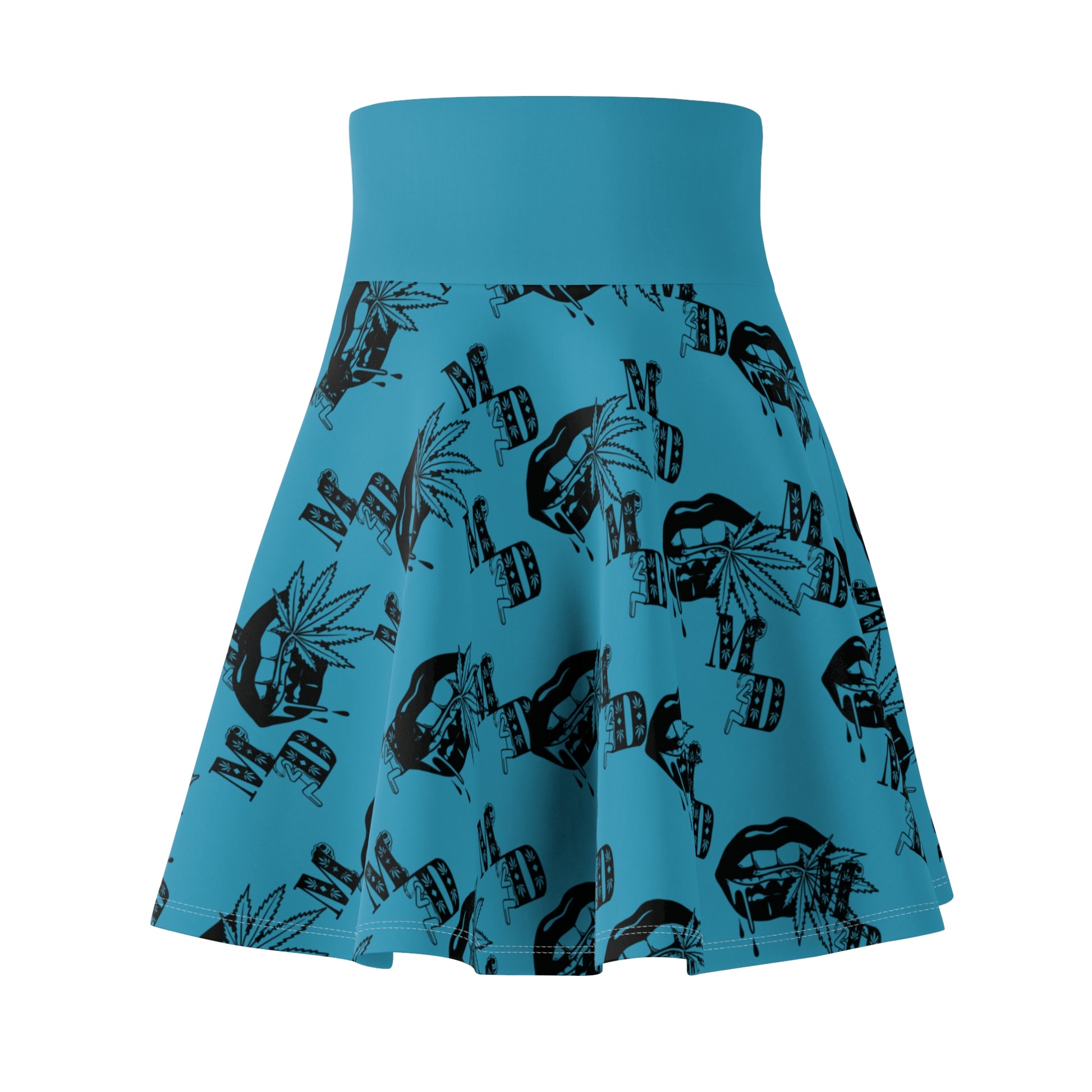 Women Medicated Design Skater Skirt