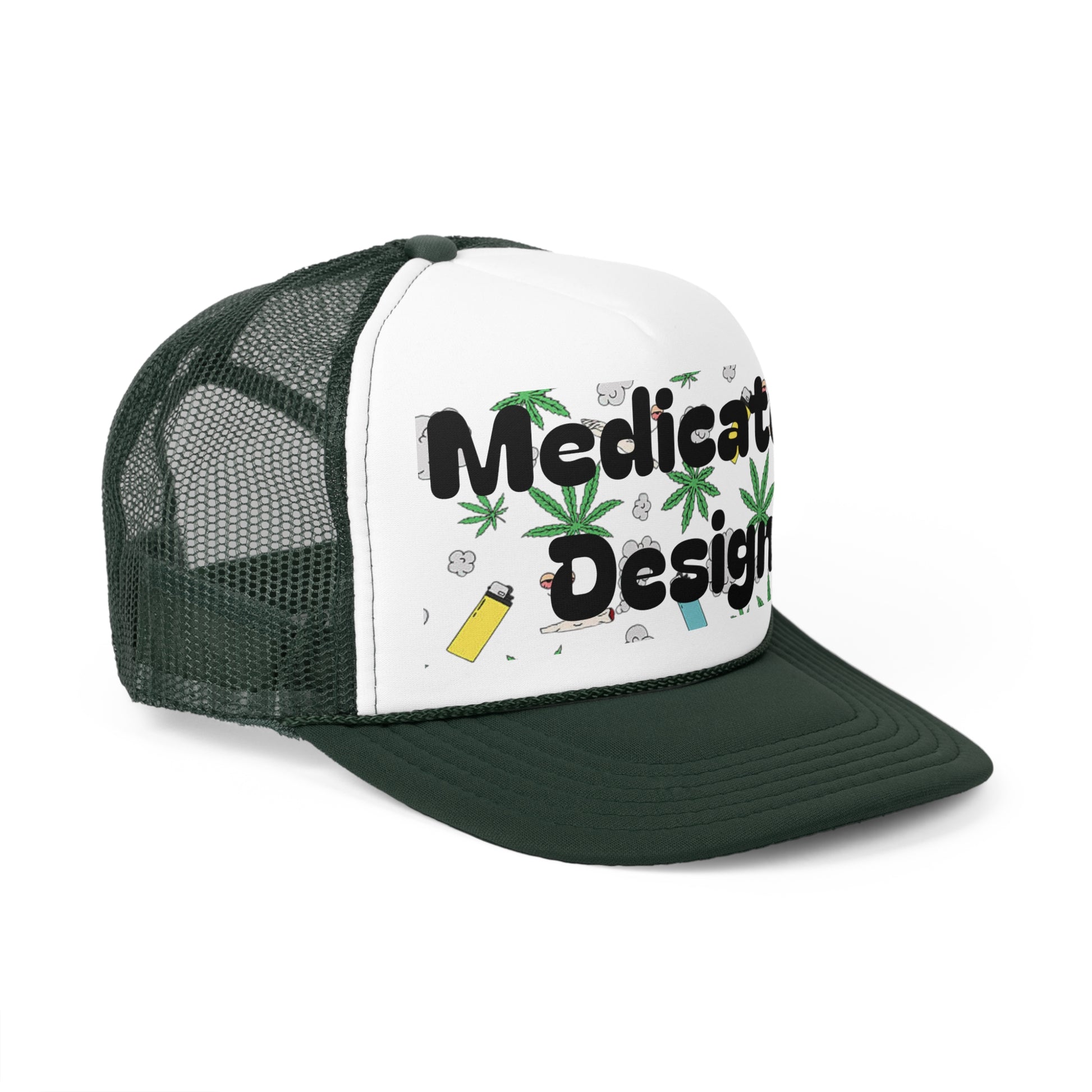 Medicated Design Trucker Cap