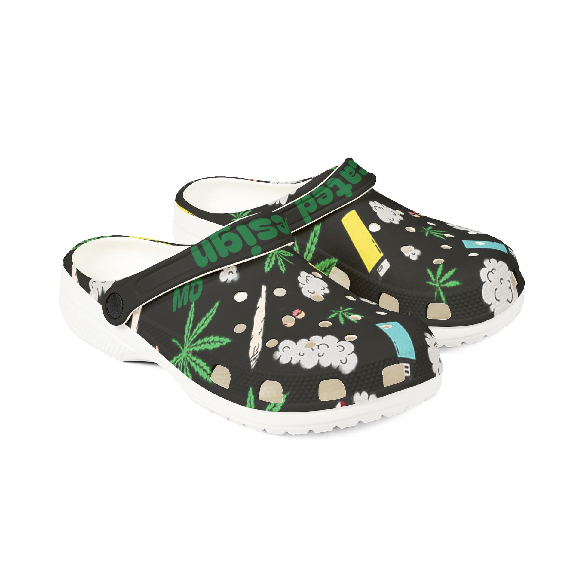 Medicated Design Foam Rubber Clogs