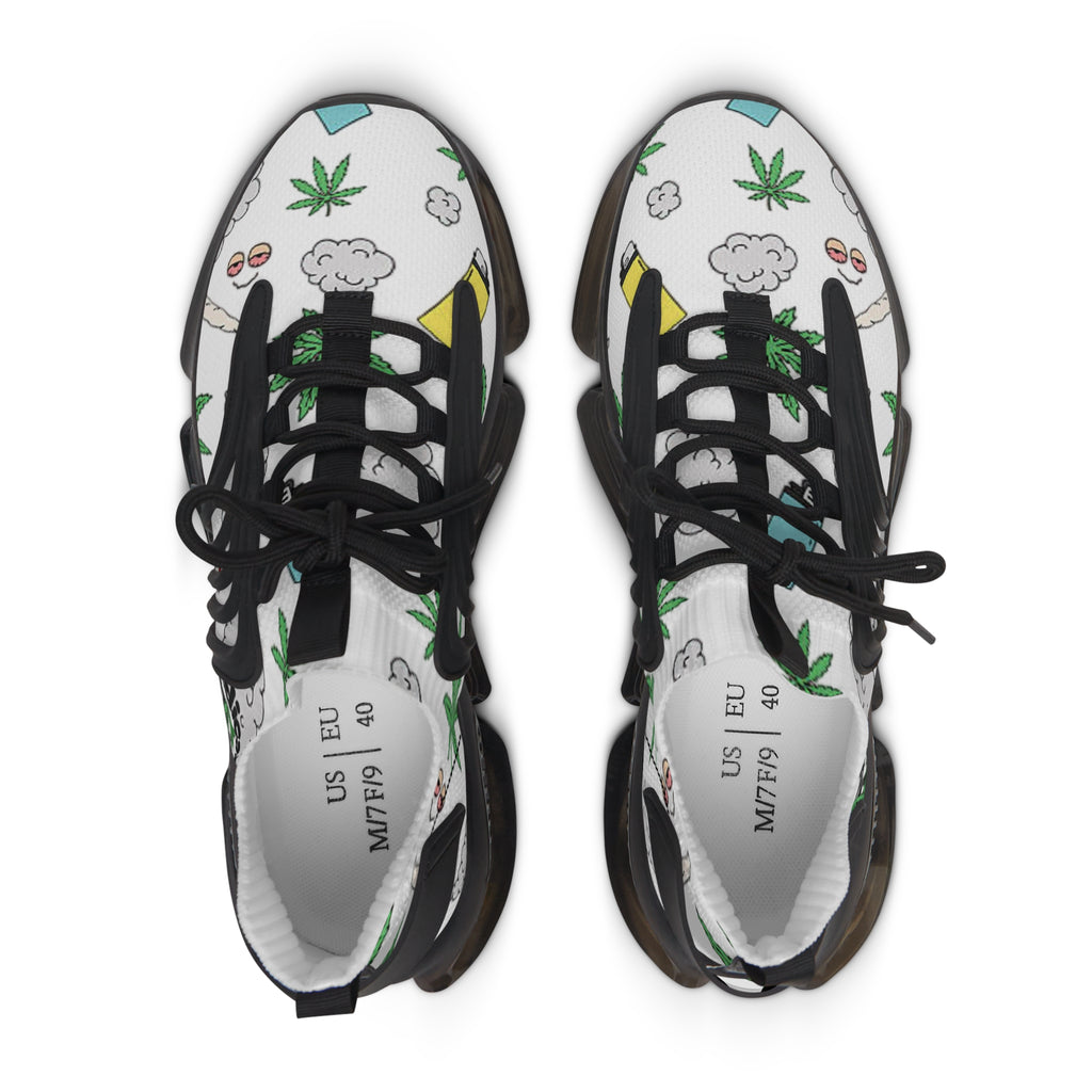 Women Medicated Design Mesh Sneakers