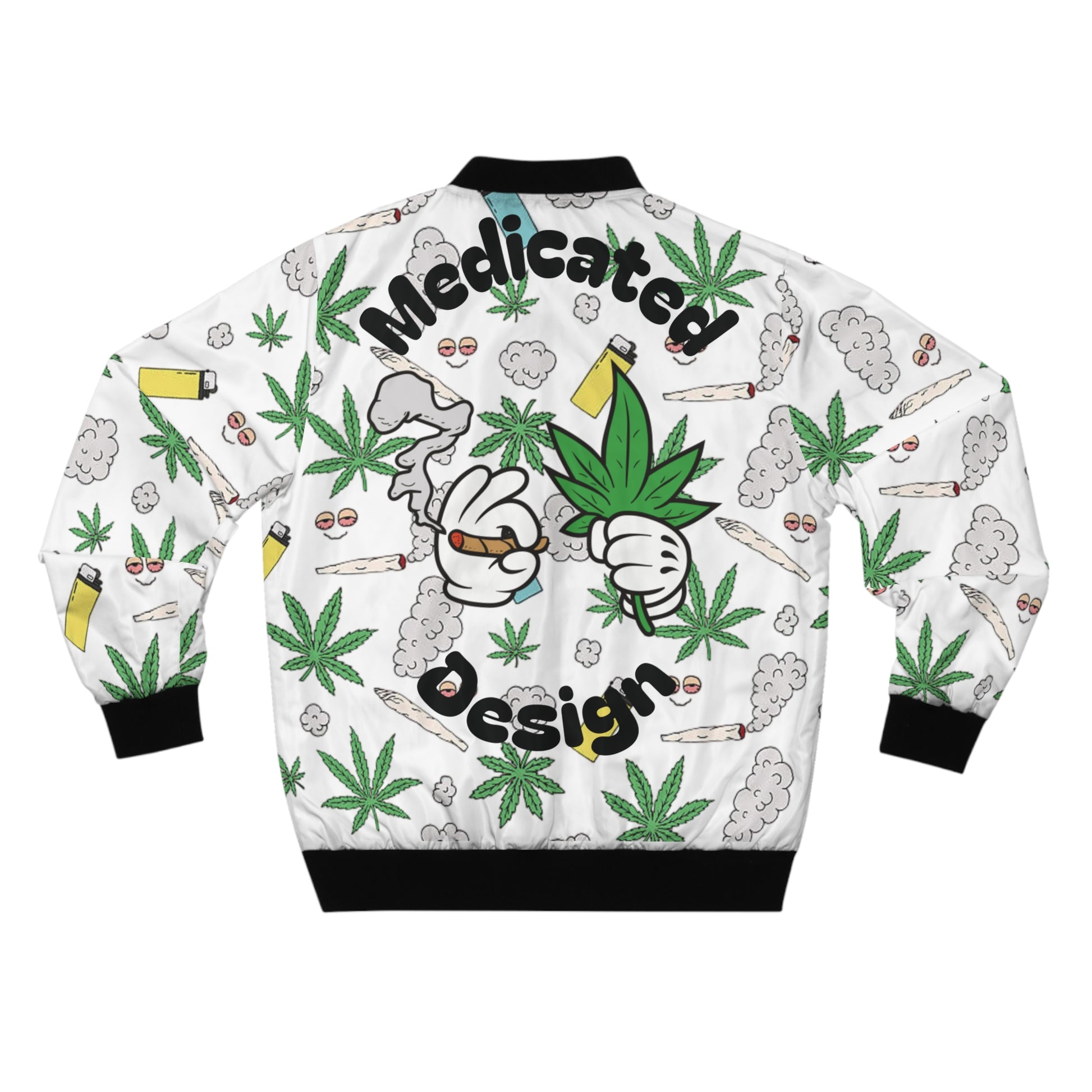 Medicated Design Bomber Jacket