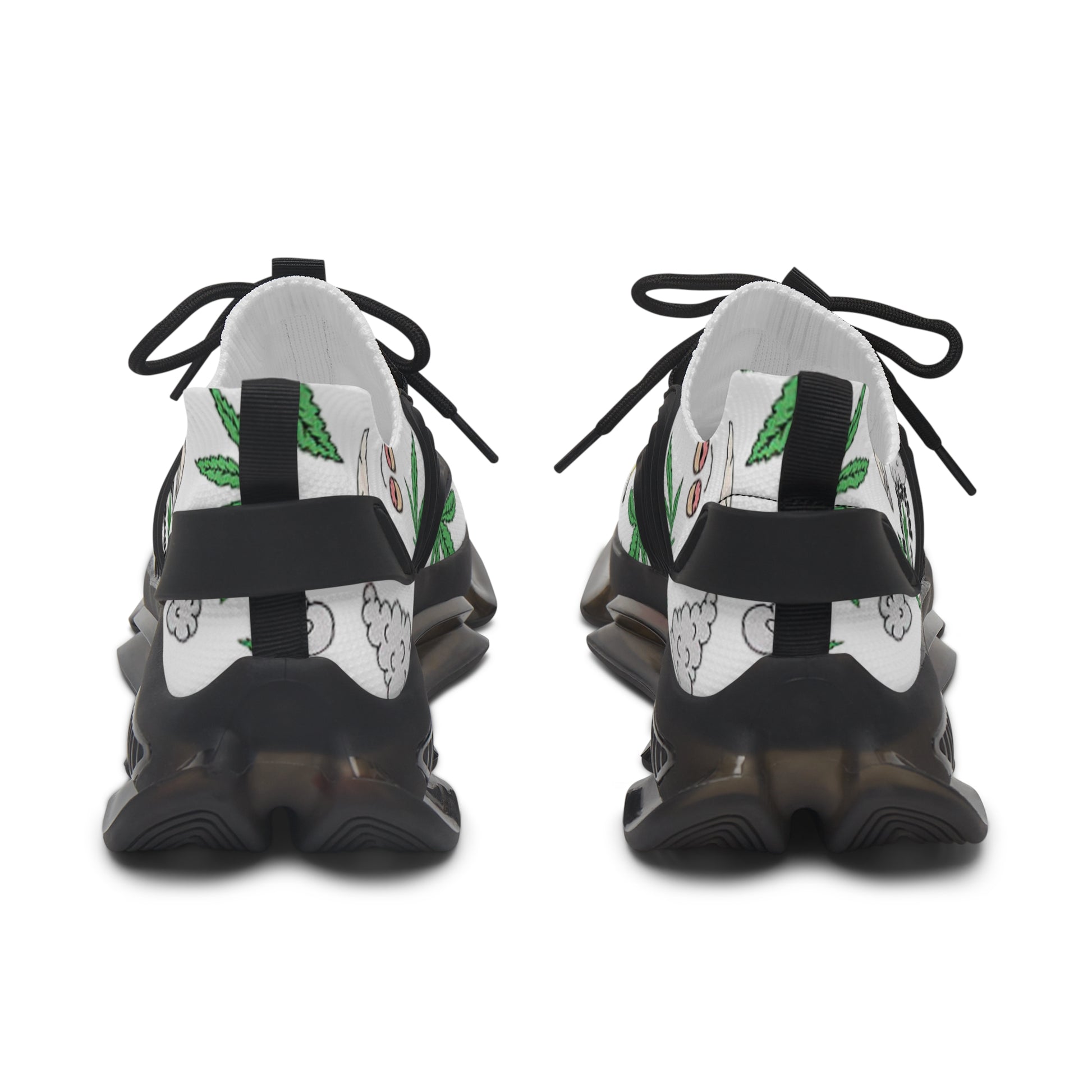 Women Medicated Design Mesh Sneakers