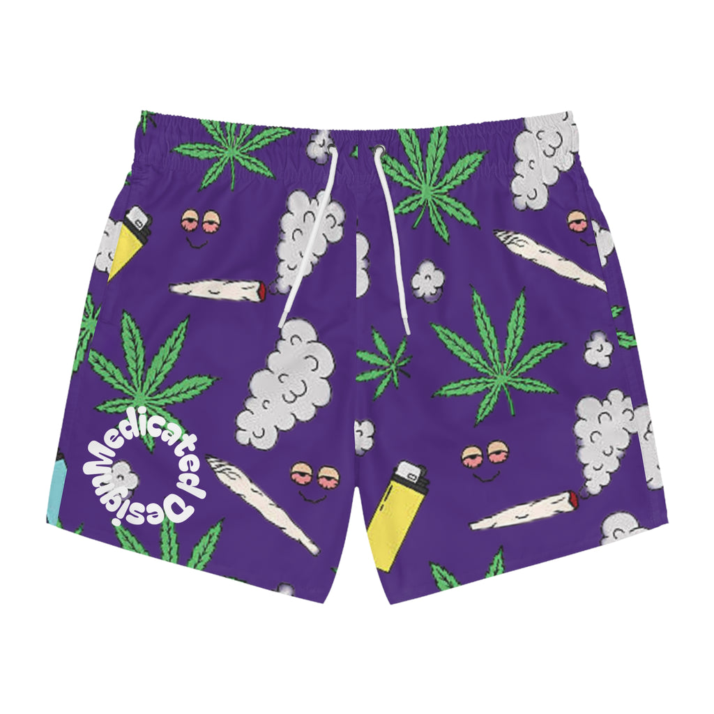 Medicated Design Swim Trunks