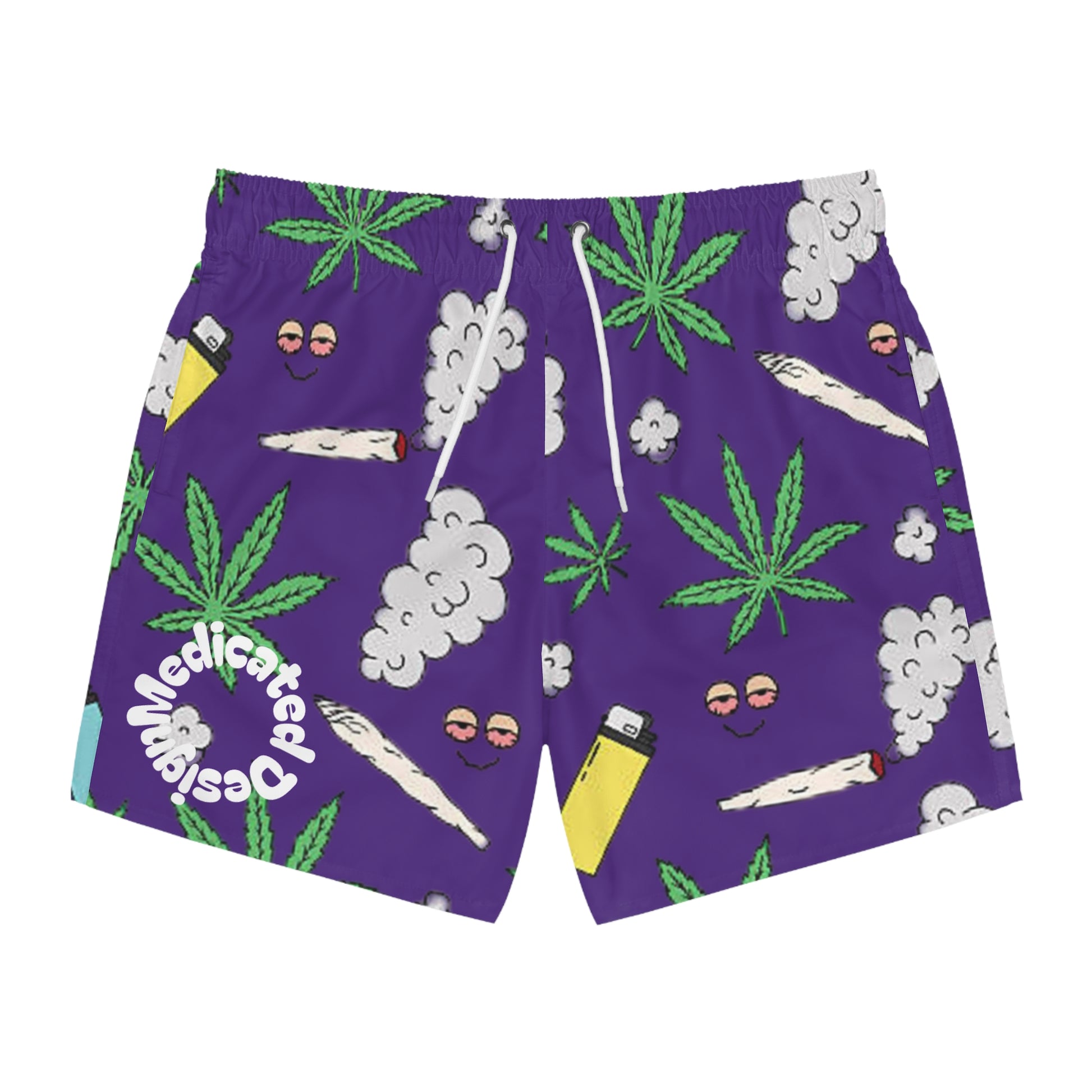 Medicated Design Swim Trunks