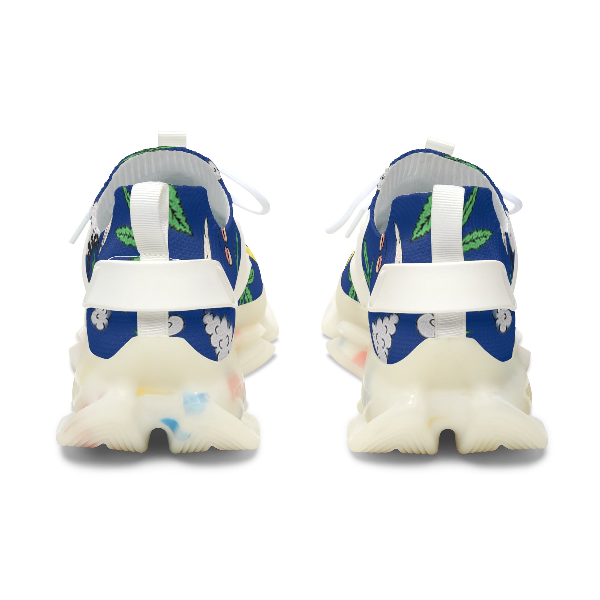 Women Medicated Design Mesh Sneakers