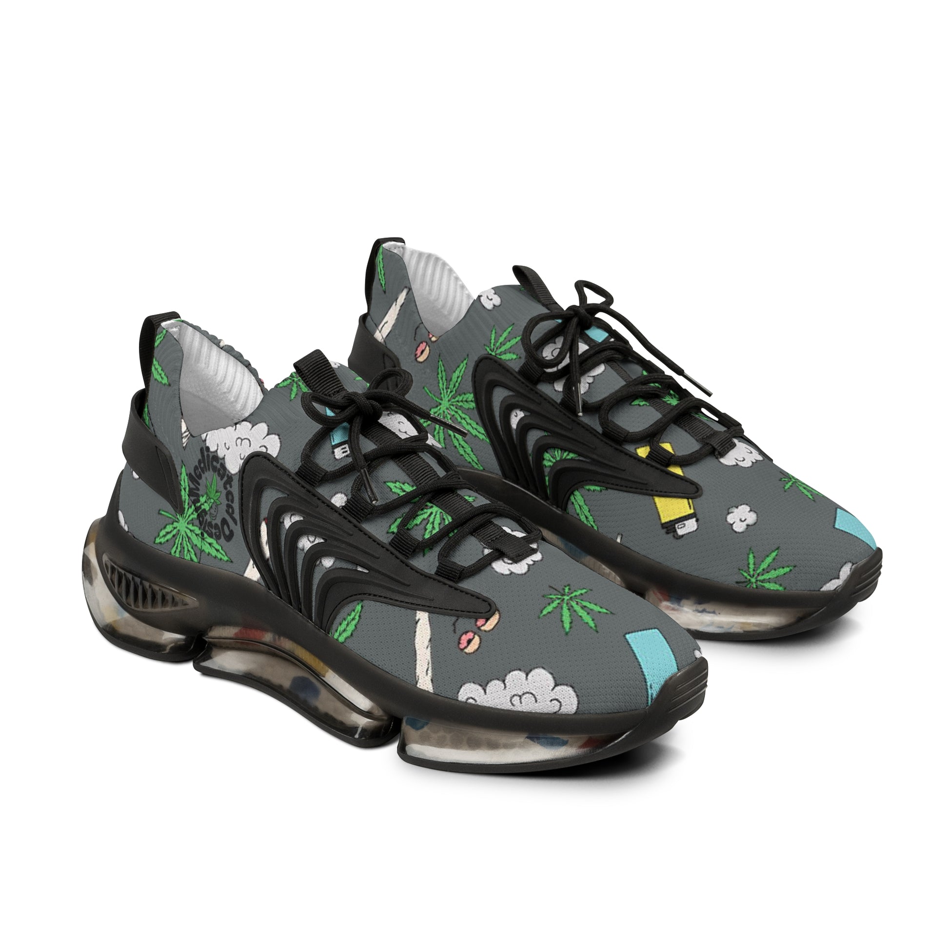 Medicated Design Mesh Sneakers