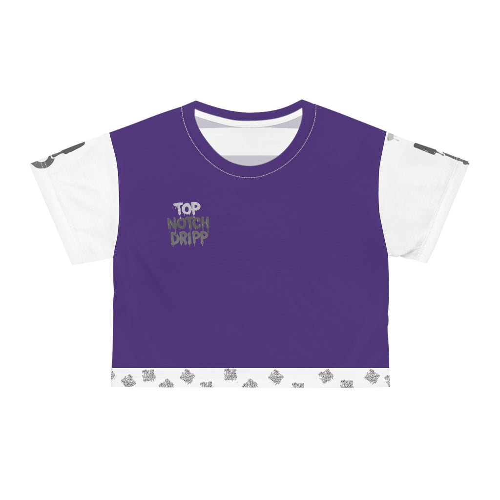 Women Top Notch Dripp Crop T