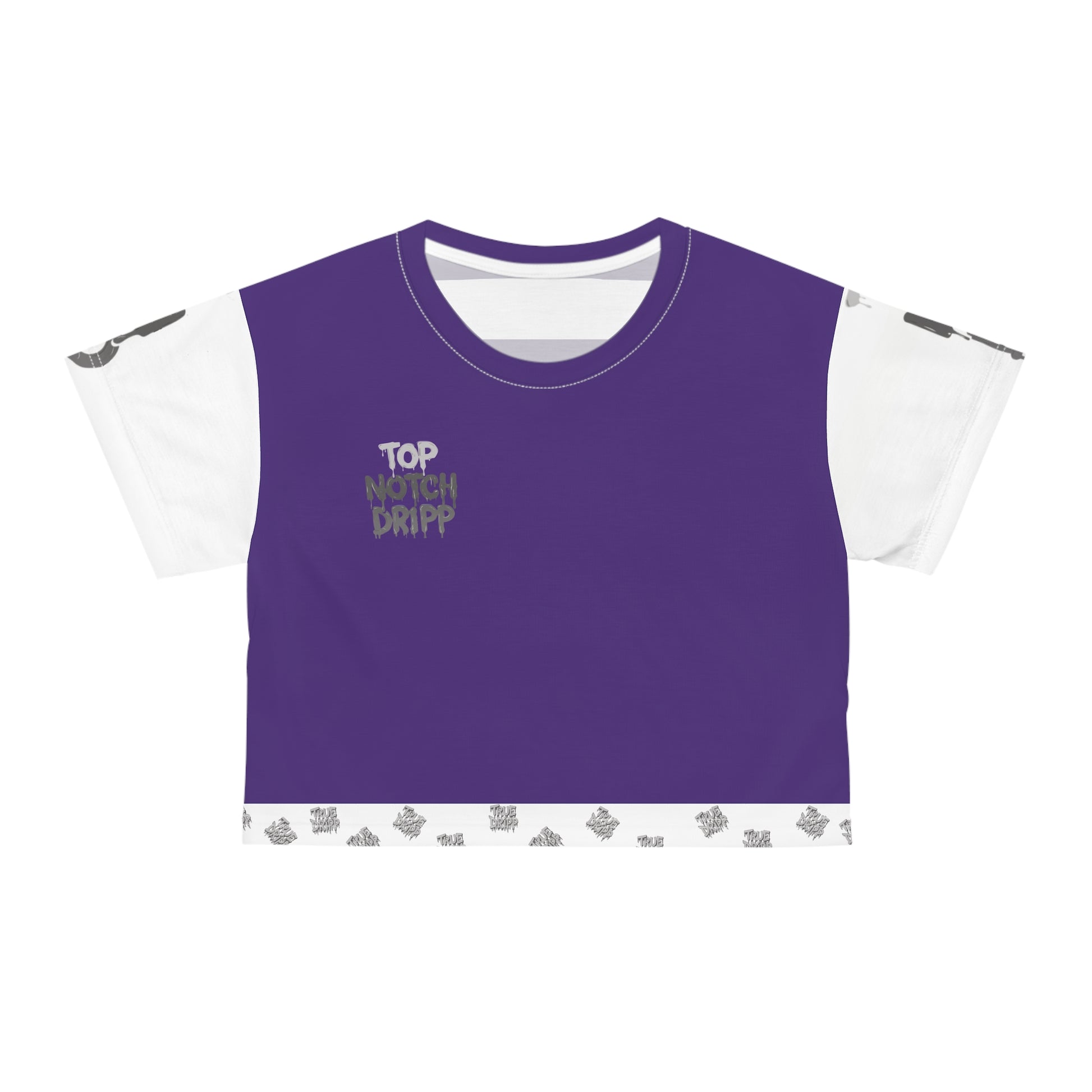 Women Top Notch Dripp Crop T