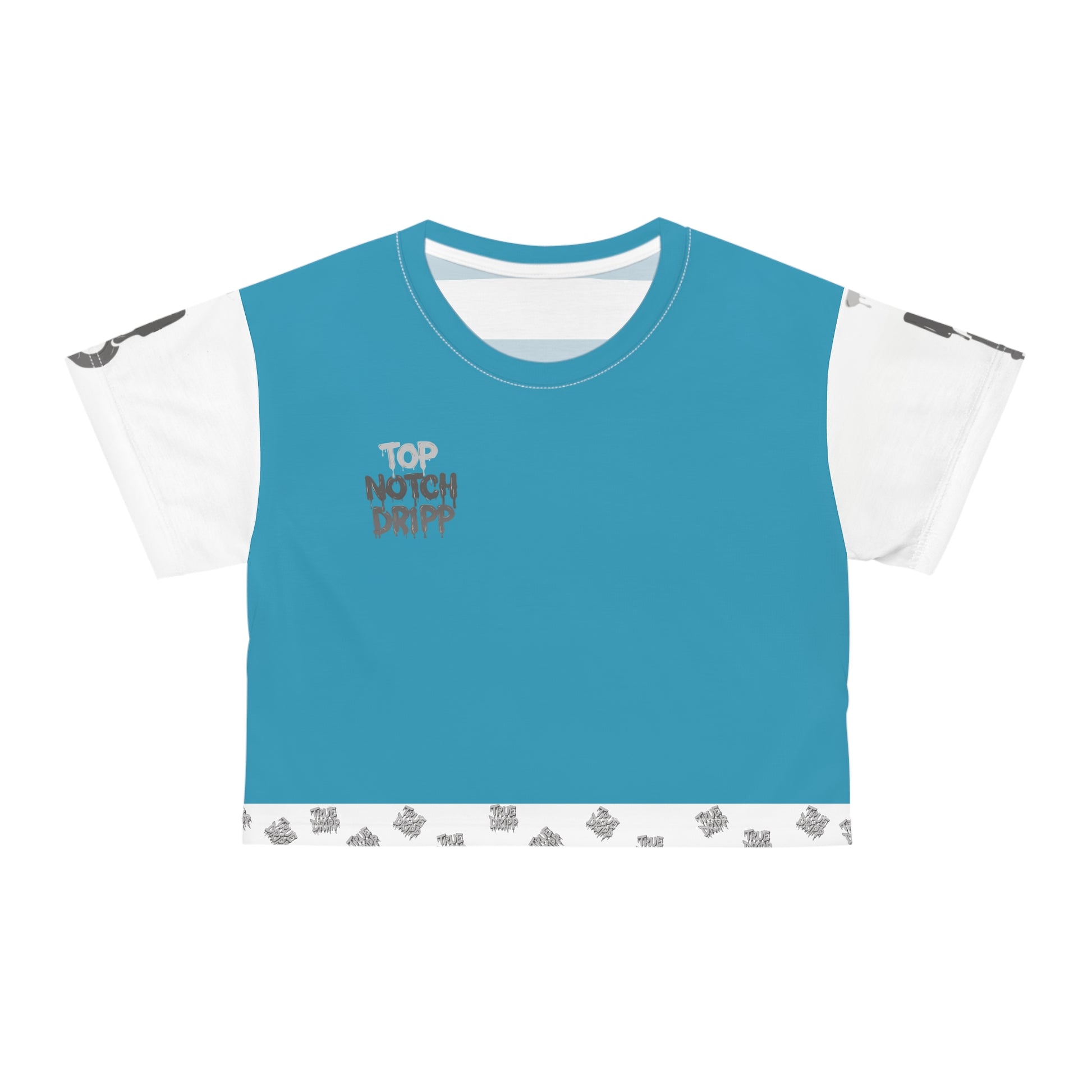 Women Top Notch Dripp Crop T