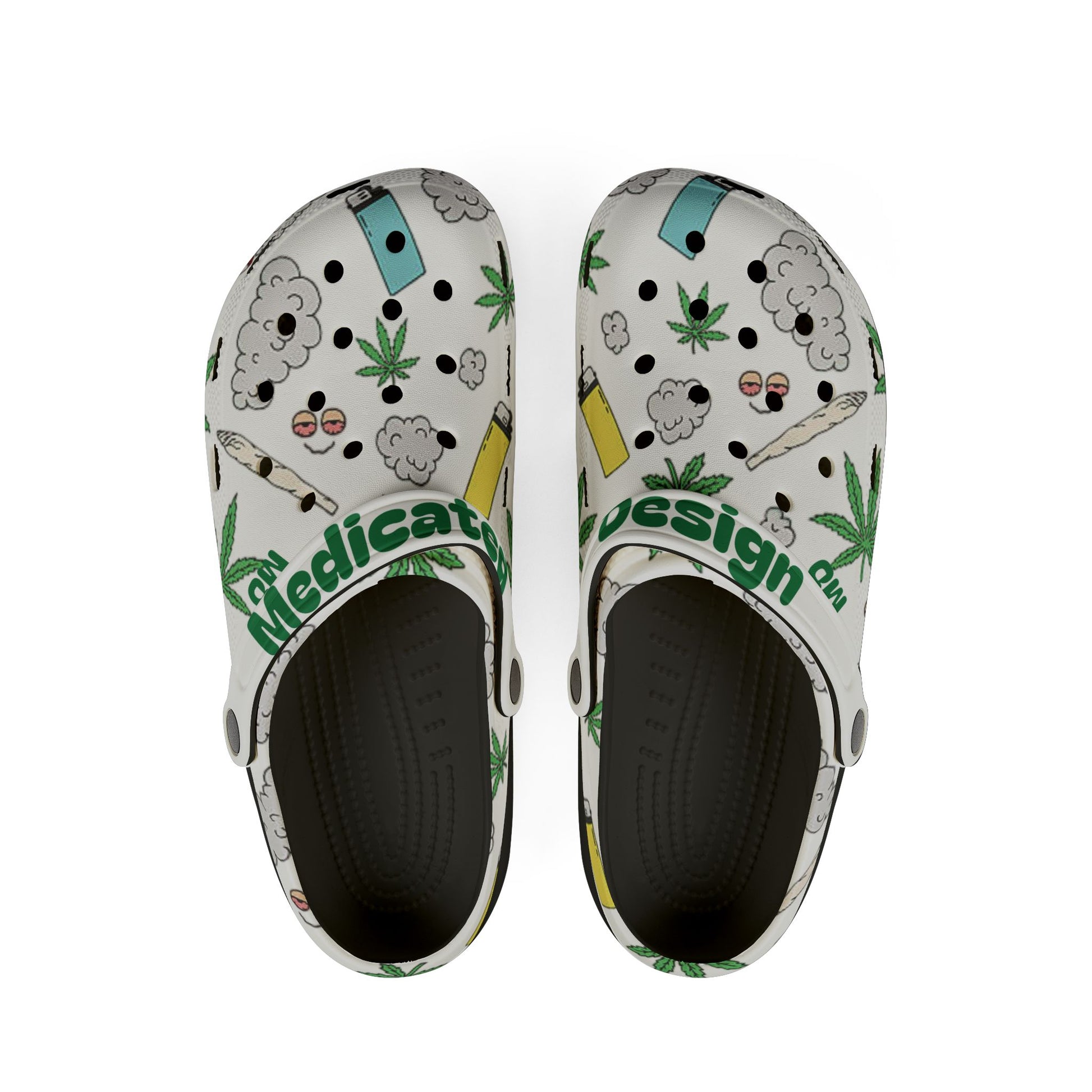 Medicated Design Foam Rubber Clogs