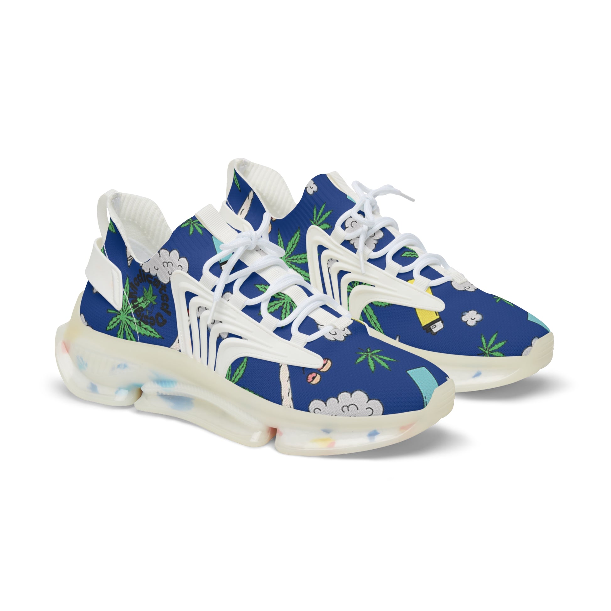 Medicated Design Mesh Sneakers