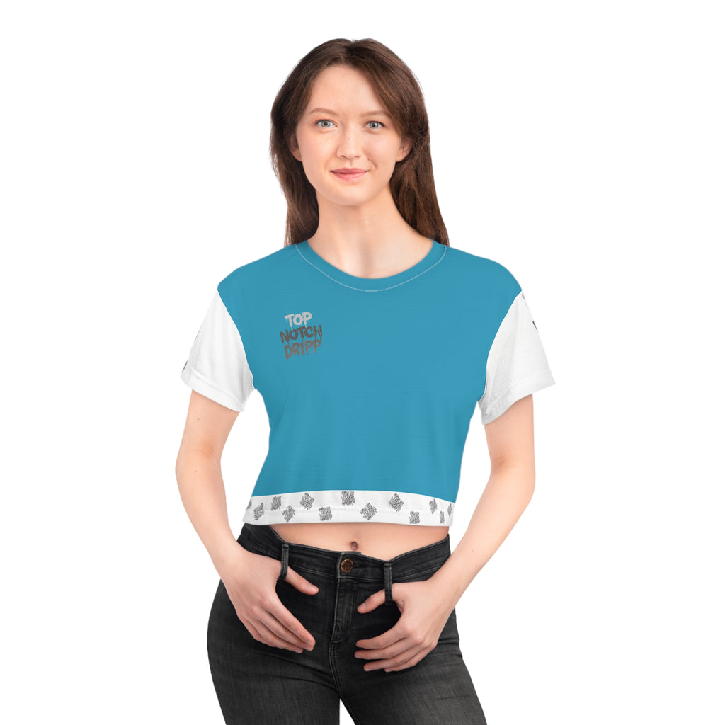 Women Top Notch Dripp Crop T