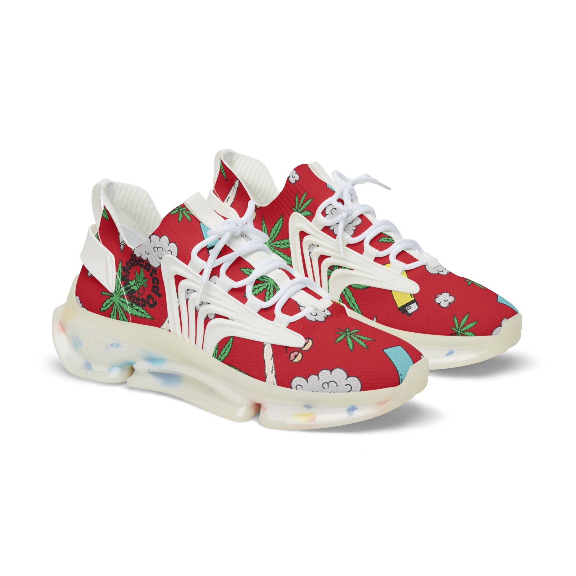 Medicated Design Mesh Sneakers