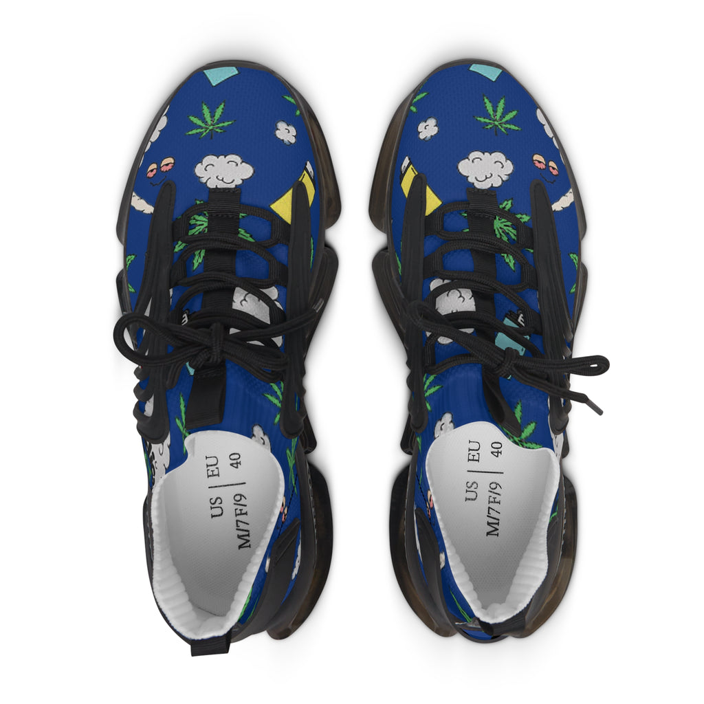 Women Medicated Design Mesh Sneakers