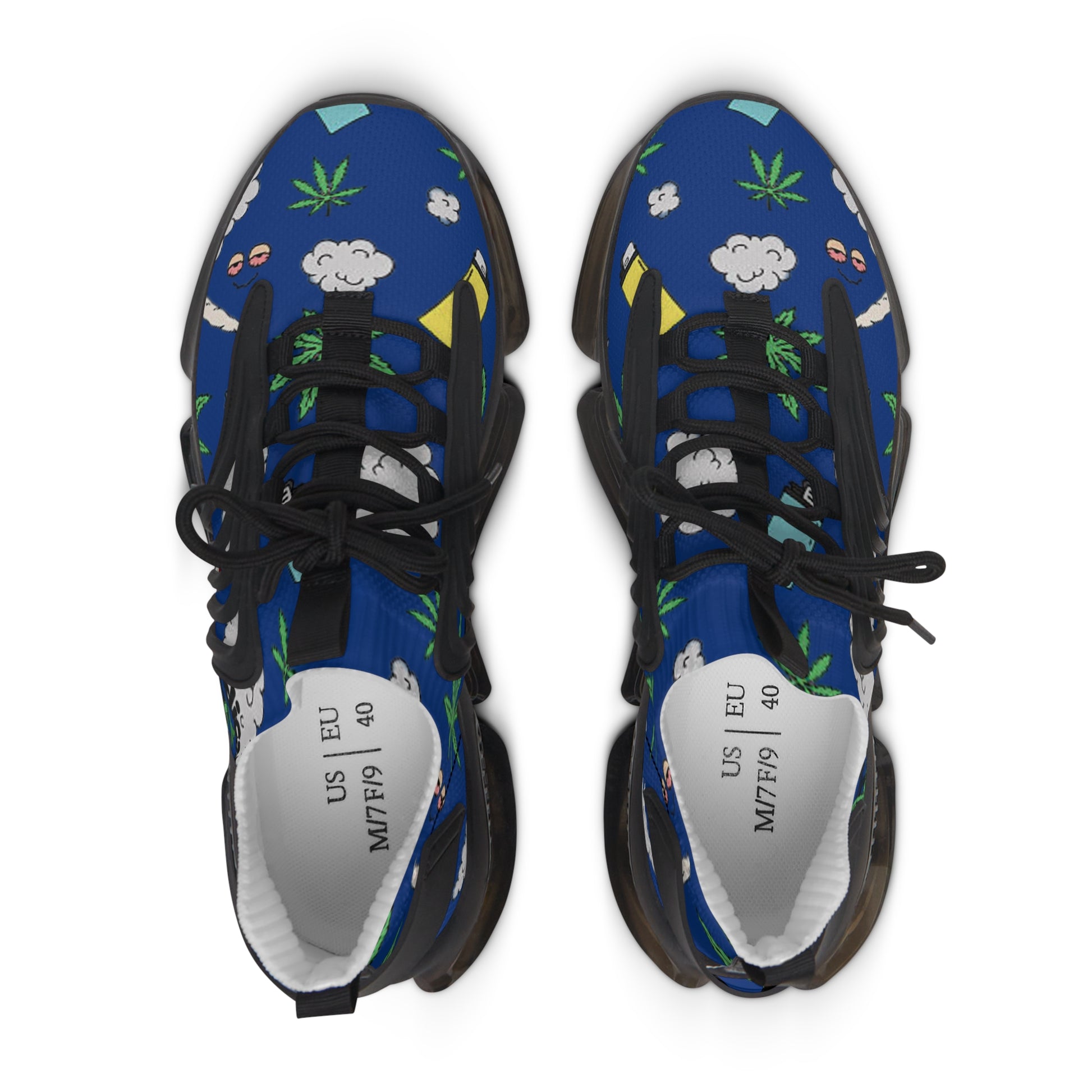 Women Medicated Design Mesh Sneakers