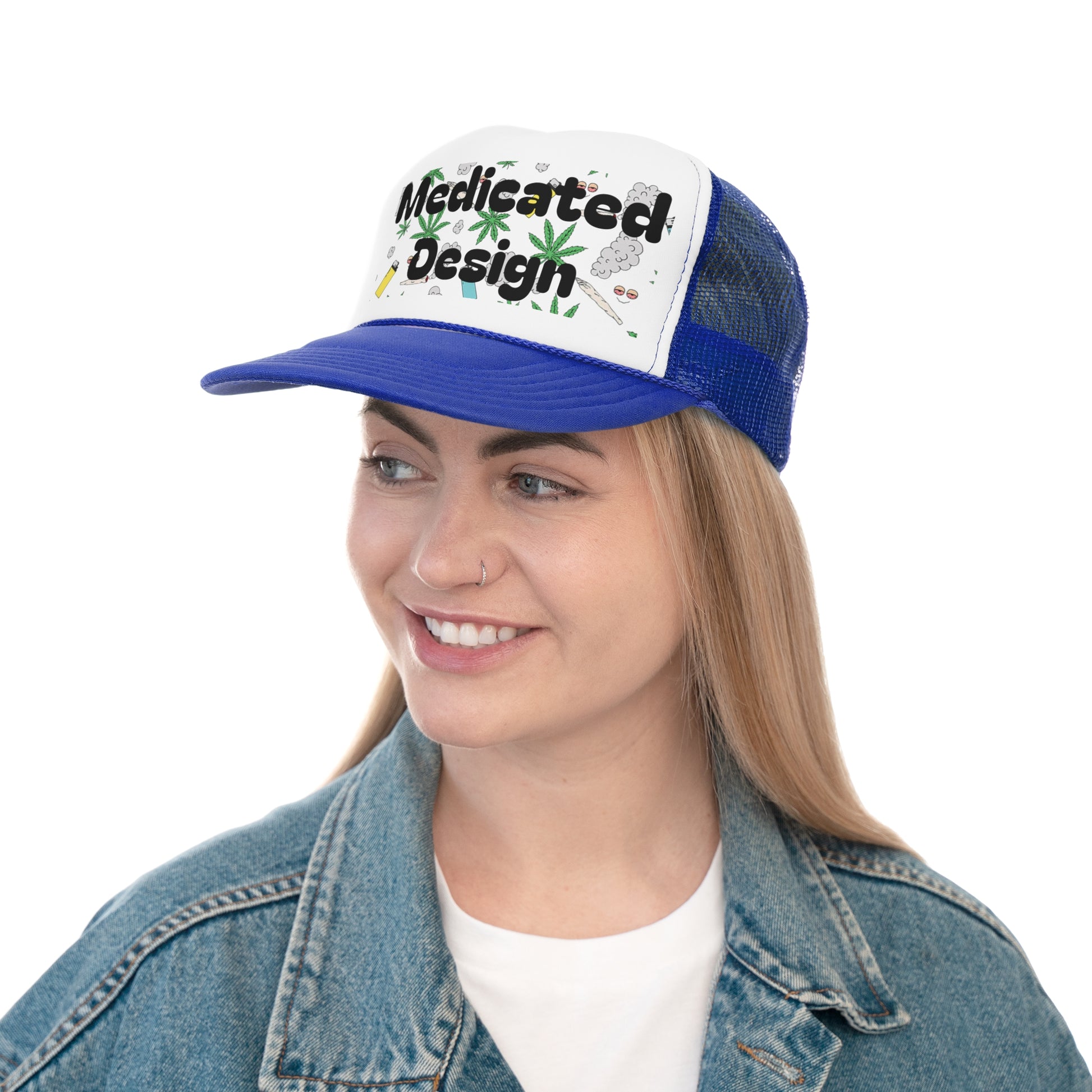 Medicated Design Trucker Cap