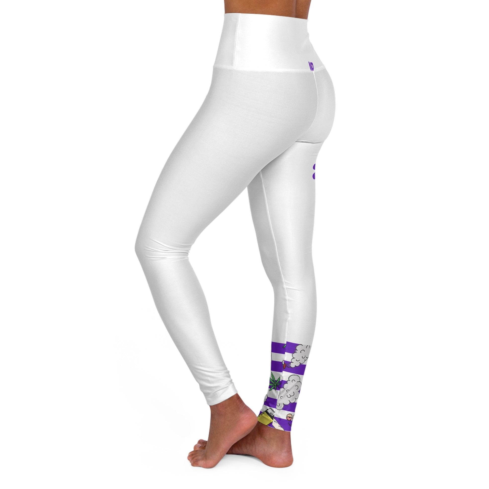 Women Medicated Design High Waisted Yoga Leggings