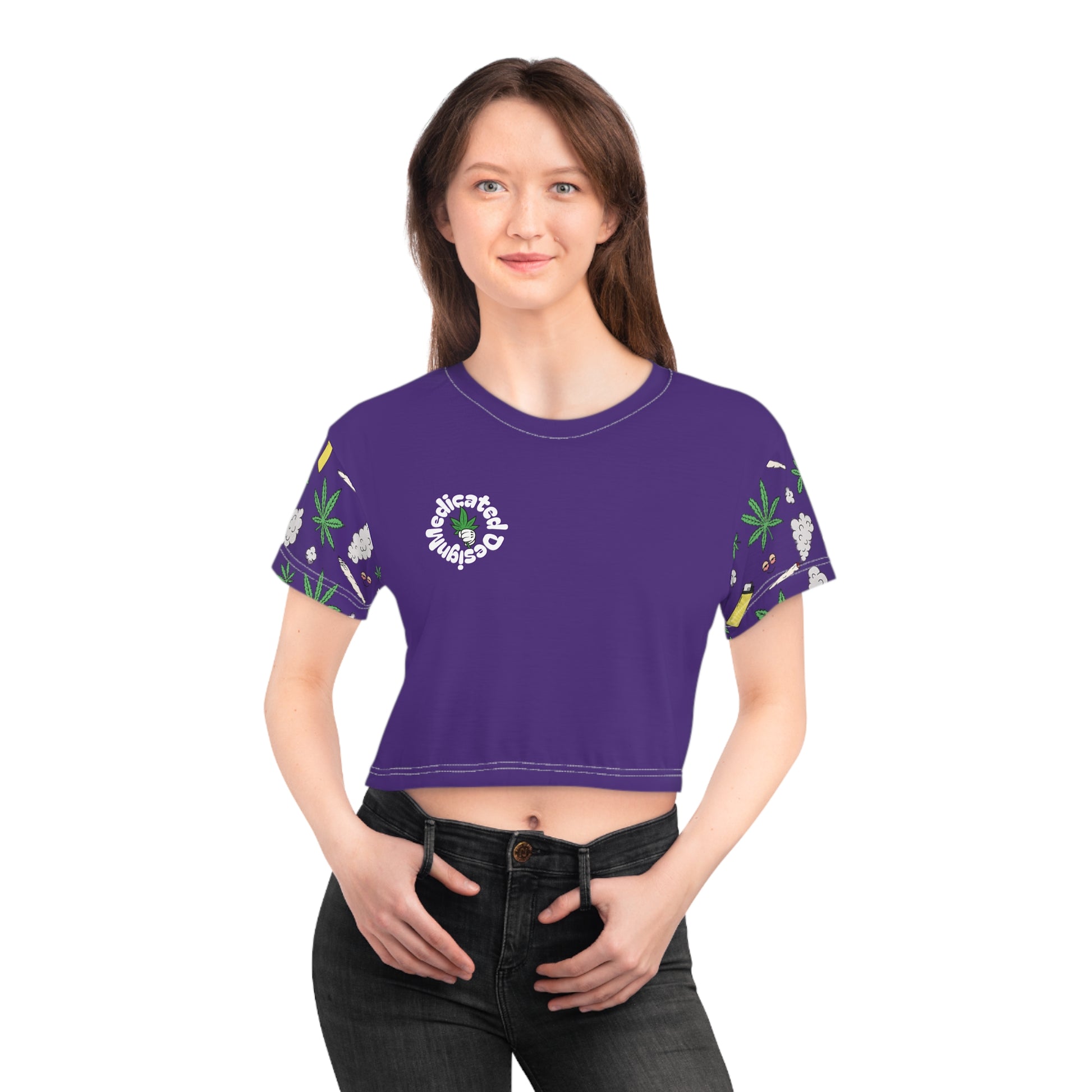 Medicated Design Crop T