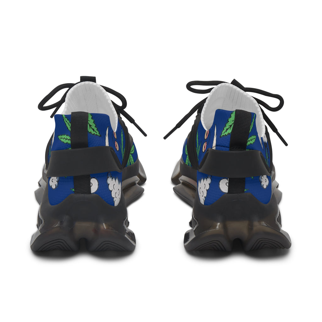 Women Medicated Design Mesh Sneakers
